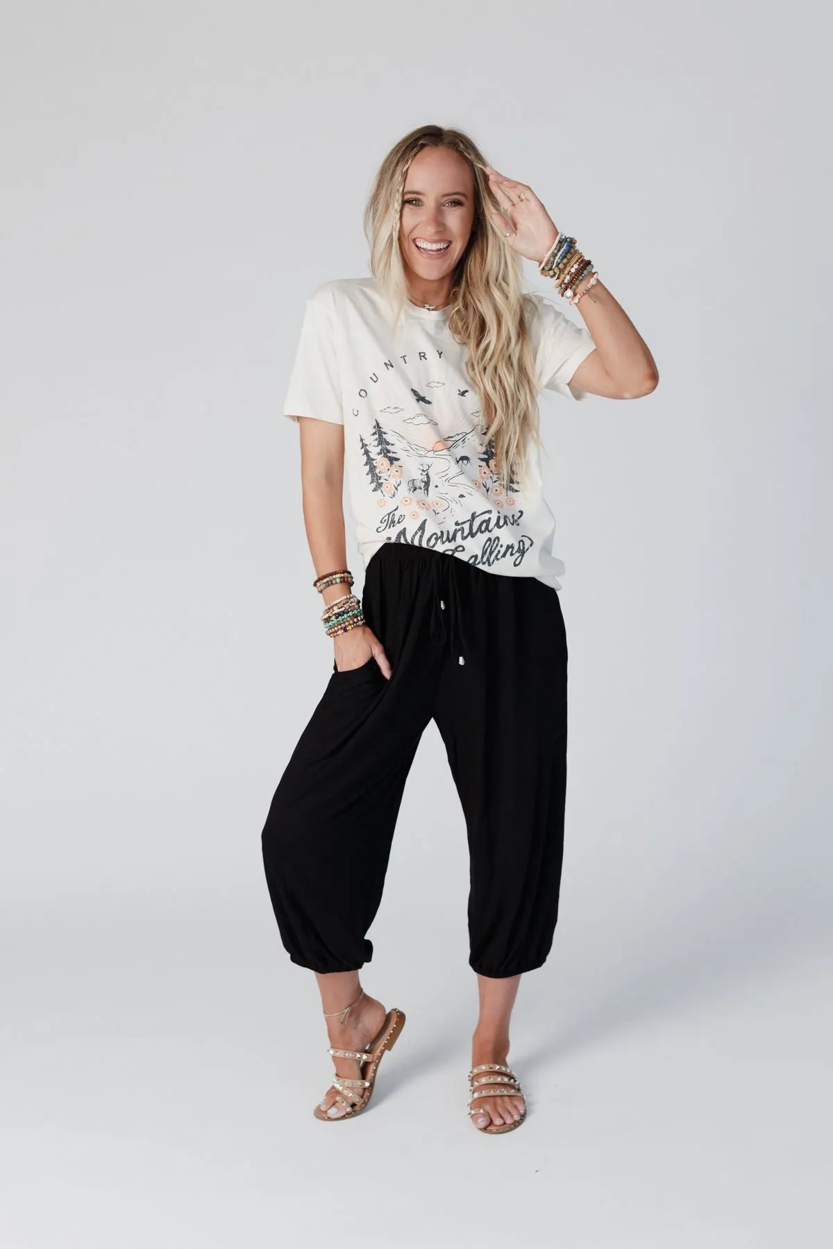 June Bug Jogger Pants - Black