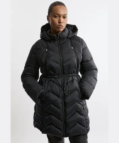 Karen Millen Plus Size Lightweight Packable Coat