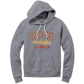 League Women's Vault Florida State Seminoles FS Design Tri-blend Hoodie - Fall Heather