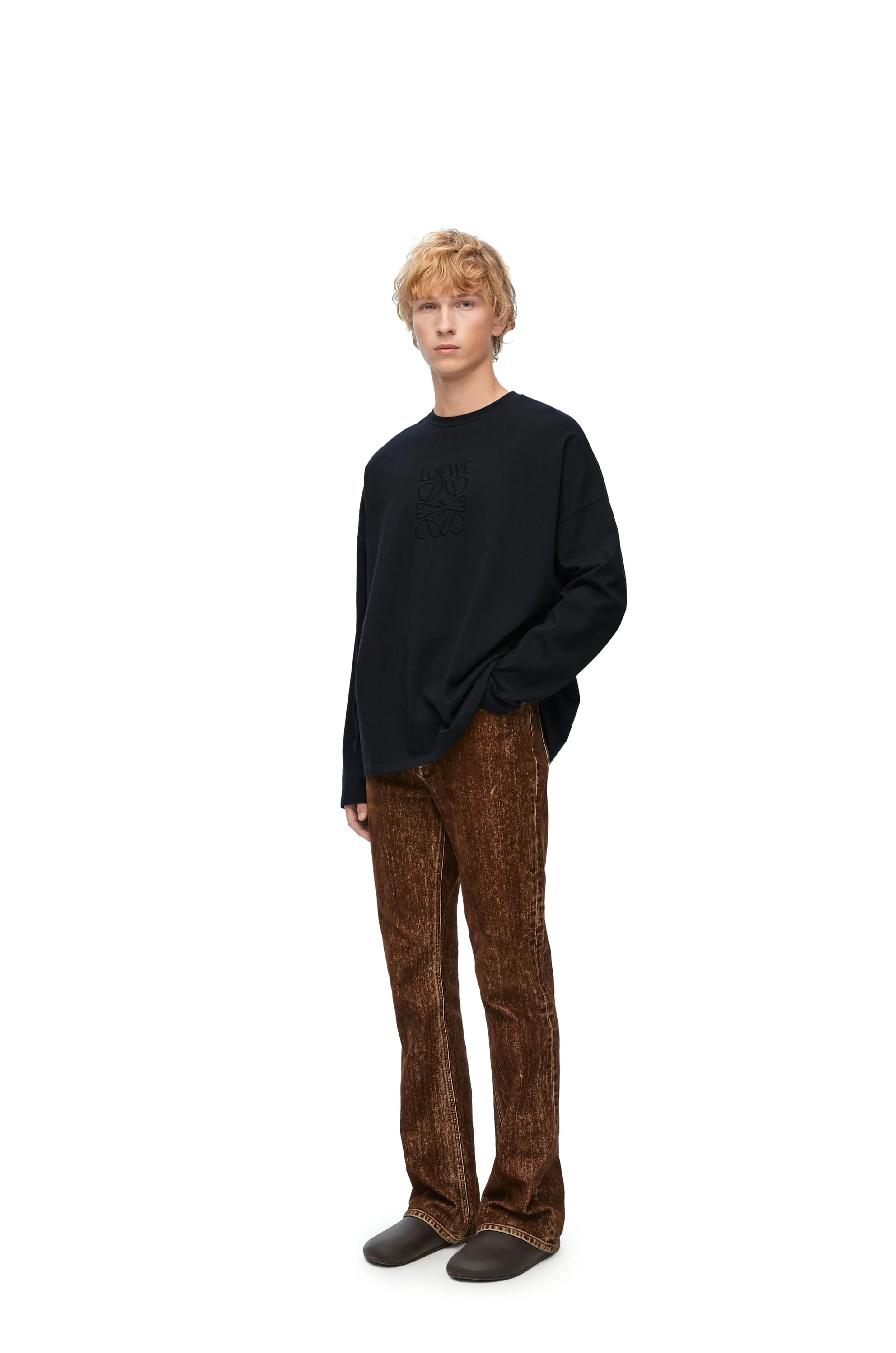 LOEWE  |Loose fit long sleeve T-shirt in cotton