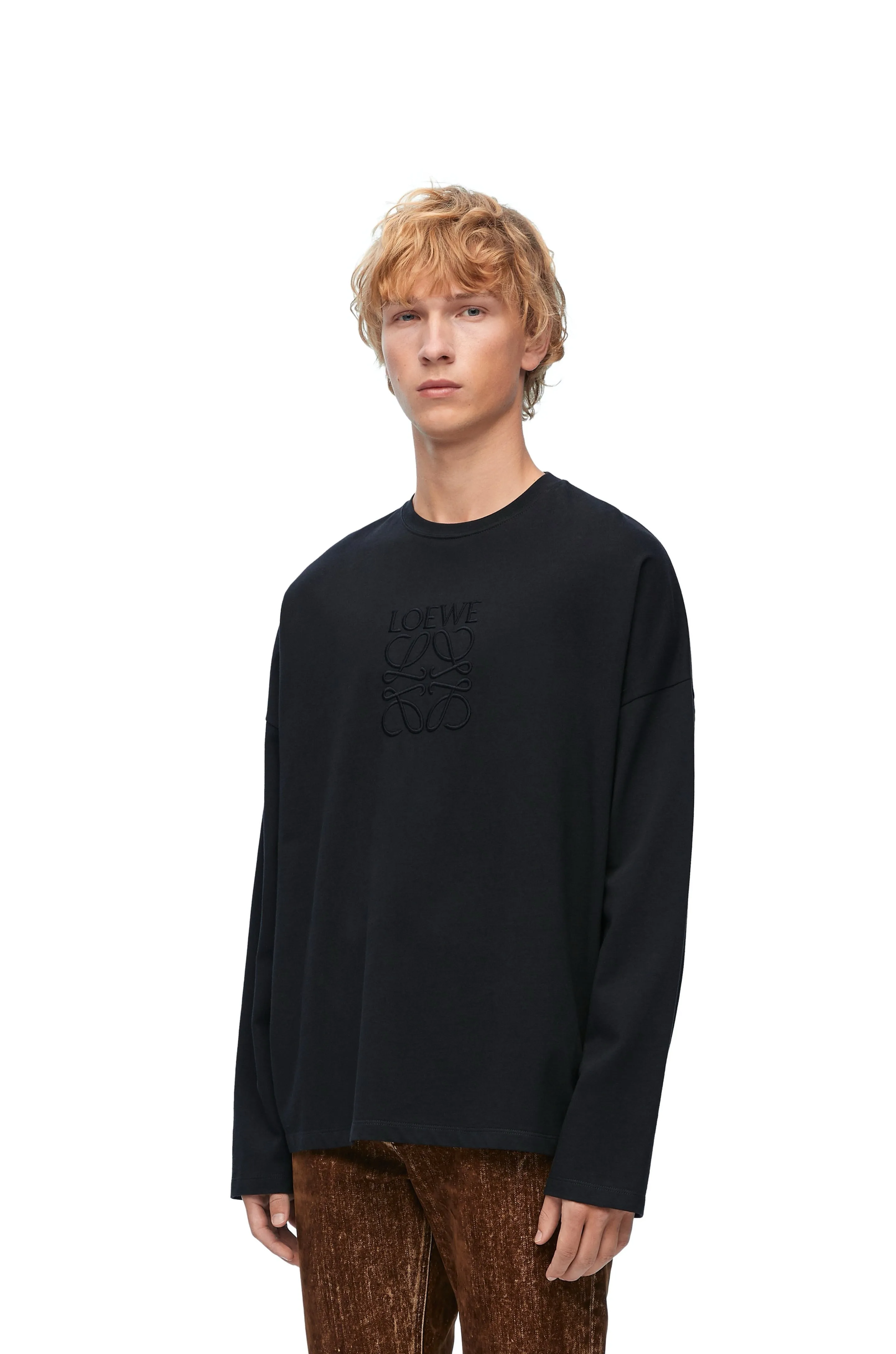 LOEWE  |Loose fit long sleeve T-shirt in cotton