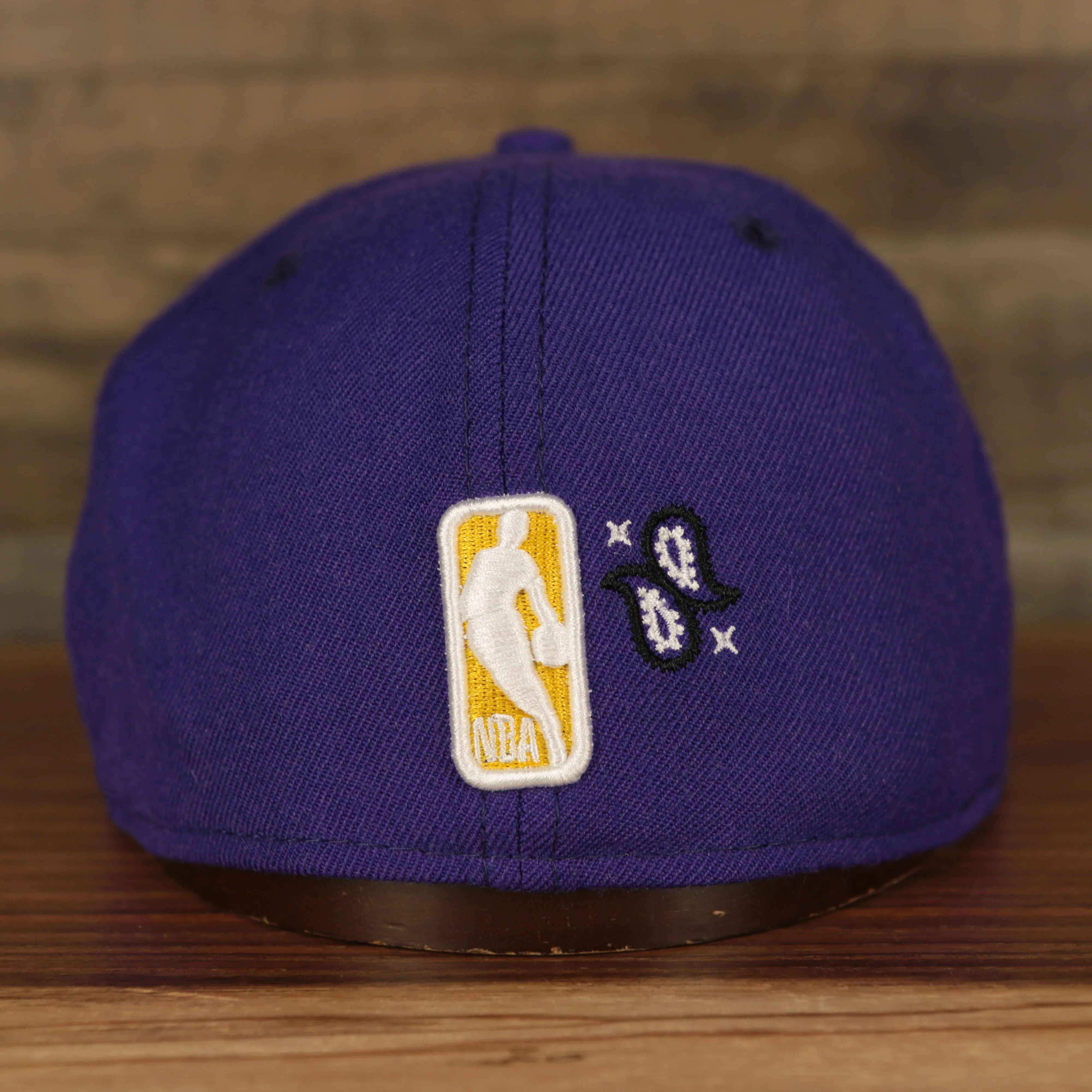 Los Angeles Lakers All Over Paisley Bandana Pattern Grey Bottom 5950 Fitted Cap | Purple