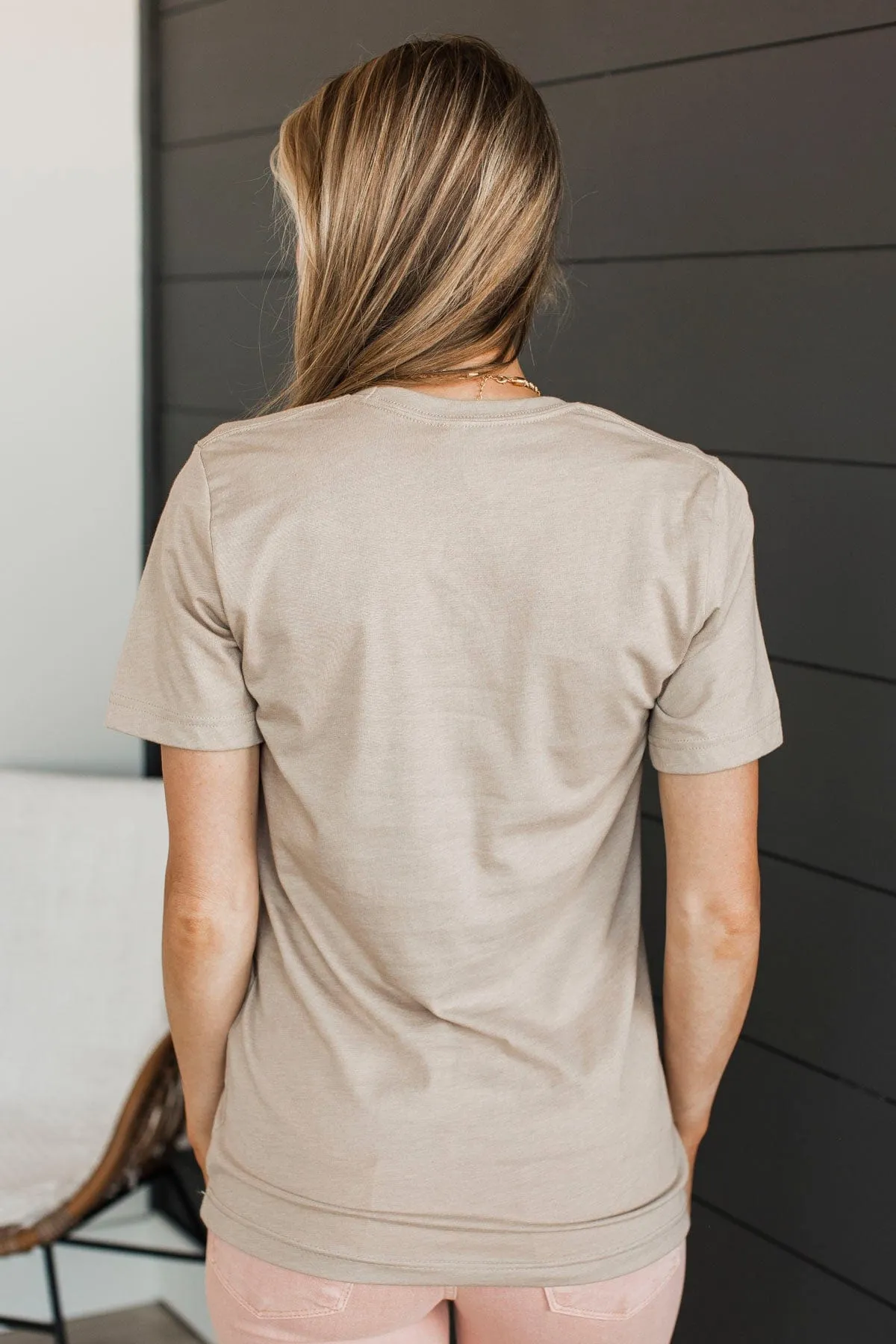 Mama Boho Graphic Tee- Taupe