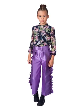 Mama Luma Pants Frill Purple