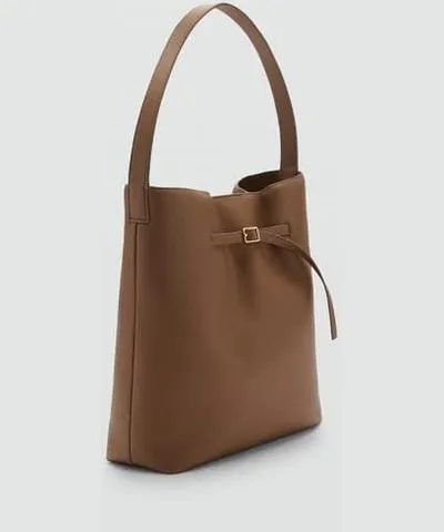 MANGO Bucket bag with buckle