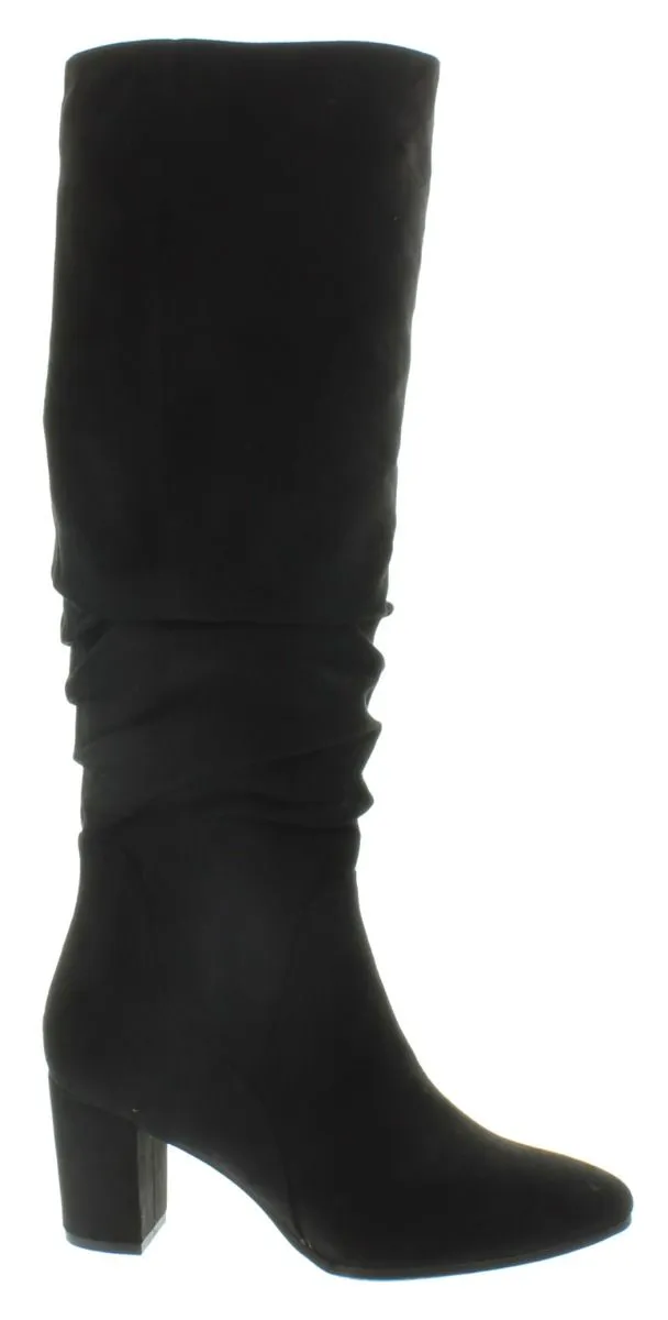 MARCO TOZZI Ladies 25519 Heel Knee Boots In Black