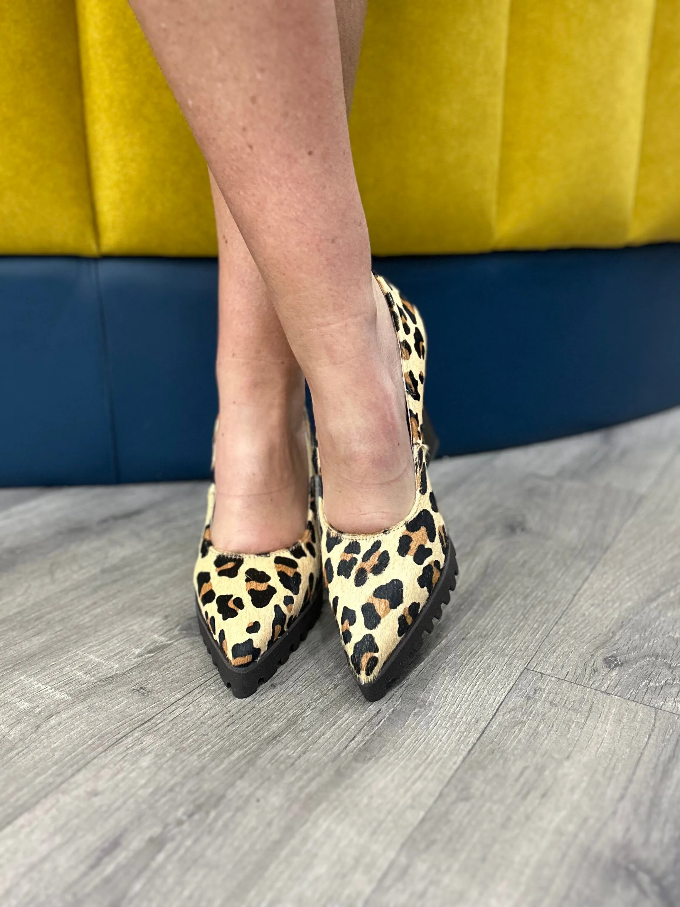 Marian Leopard Court Shoe