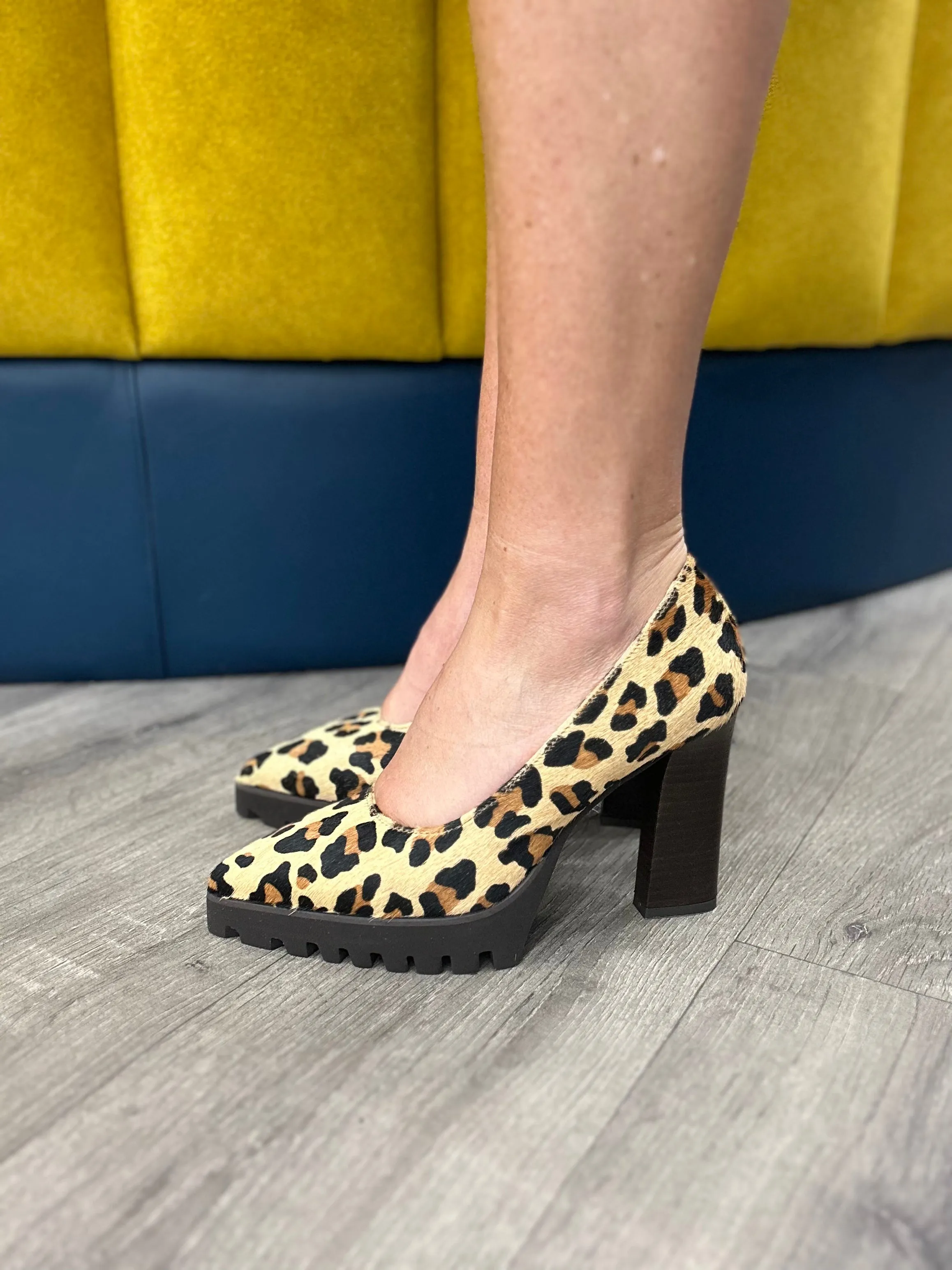 Marian Leopard Court Shoe