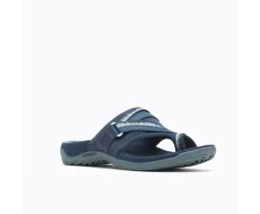 Merrell Womens Terran 3 Cushion Toe Post Sandal- Navy