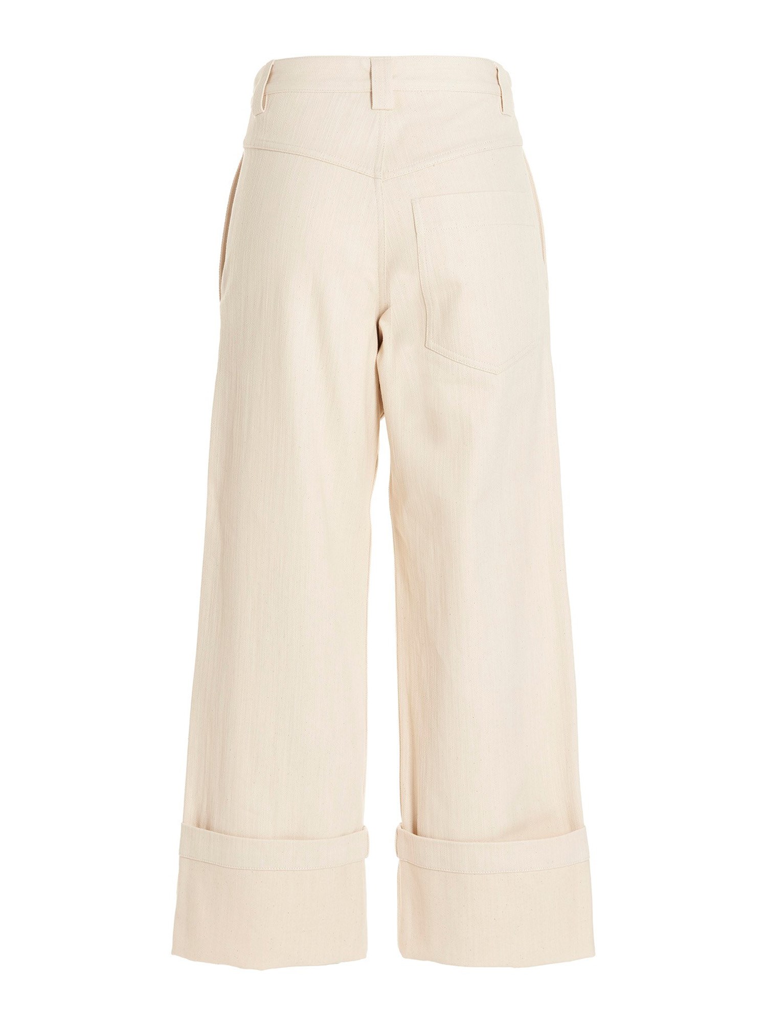 MONCLER GENIUS    COTTON FLARED PANTS