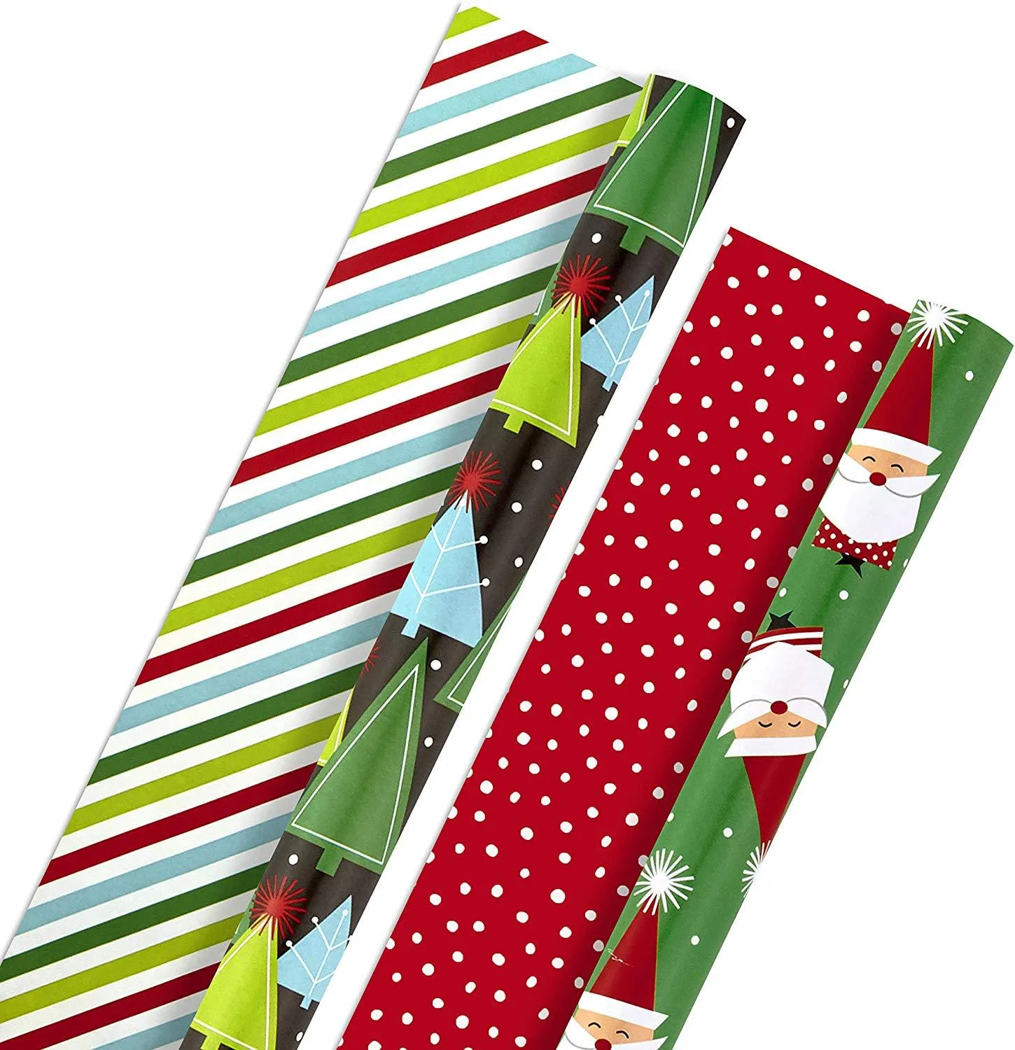 New Christmas Reversible Wrapping Paper Bundle