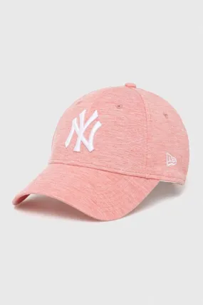 New Era baseball cap pink color with an application NEW YORK YANKEES