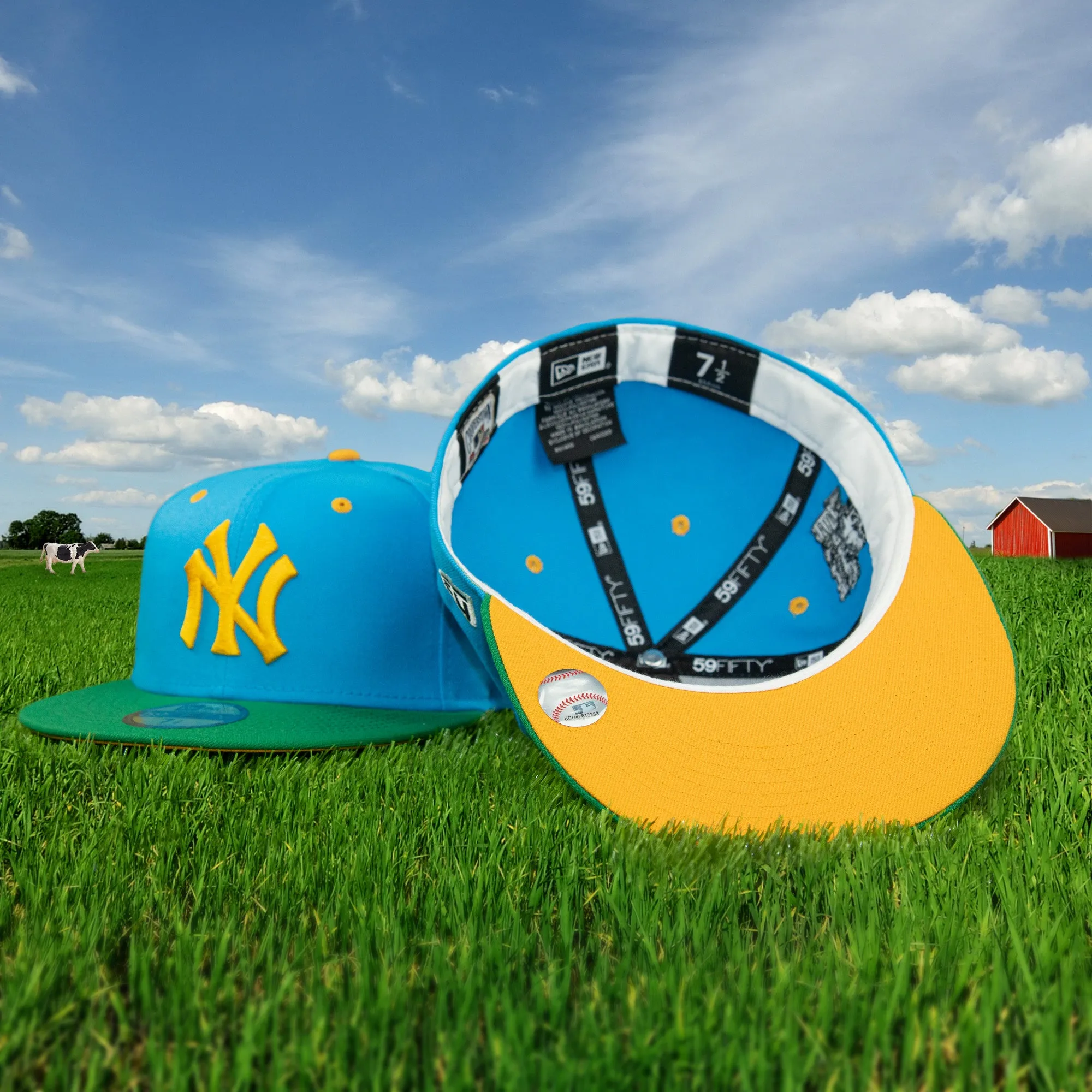 New York Yankees Cooperstown Ice Cream Pack 1952 World Series Side Patch 59Fifty Fitted Cap | Cap Swag Exclusive