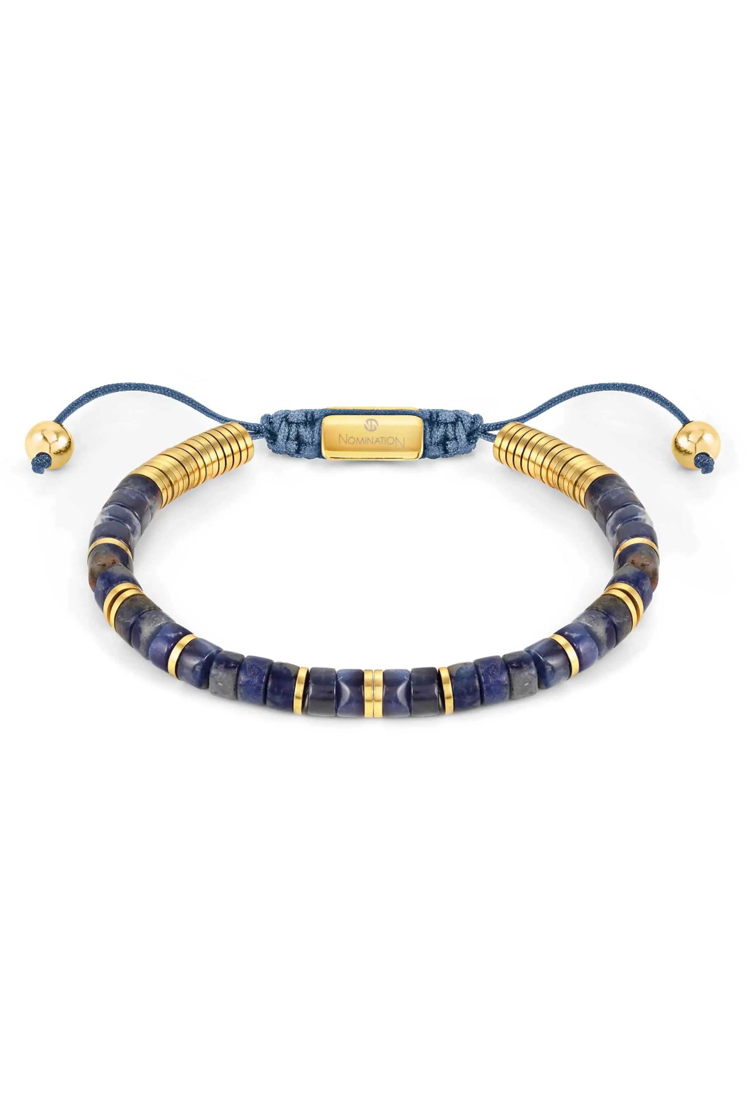 Nomination Instinct Style Sodalite Bracelet Golden PVD