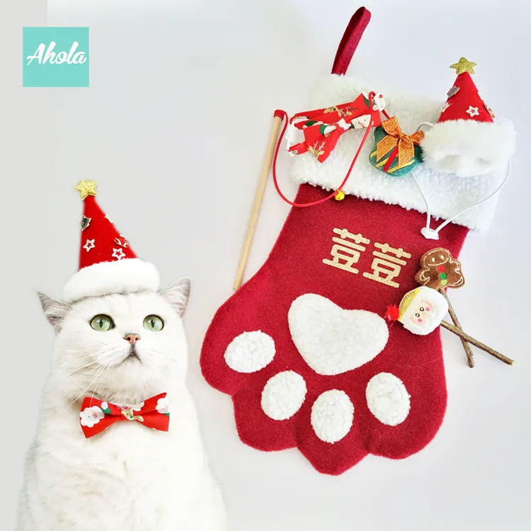 【Paws】Christmas Stocking with Accessories Set 貓爪聖誕襪玩具飾品套裝聖誕限定的客製聖誕襪 11/15截單，12月初到中寄出