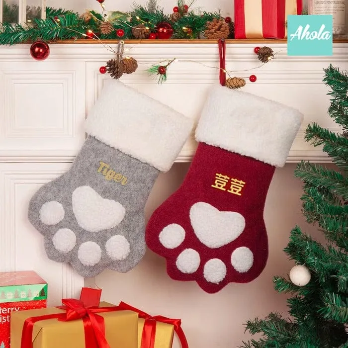 【Paws】Christmas Stocking with Accessories Set 貓爪聖誕襪玩具飾品套裝聖誕限定的客製聖誕襪 11/15截單，12月初到中寄出