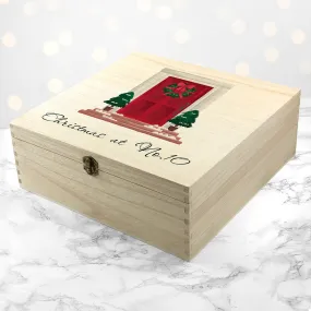 Personalised Door Number Christmas Box