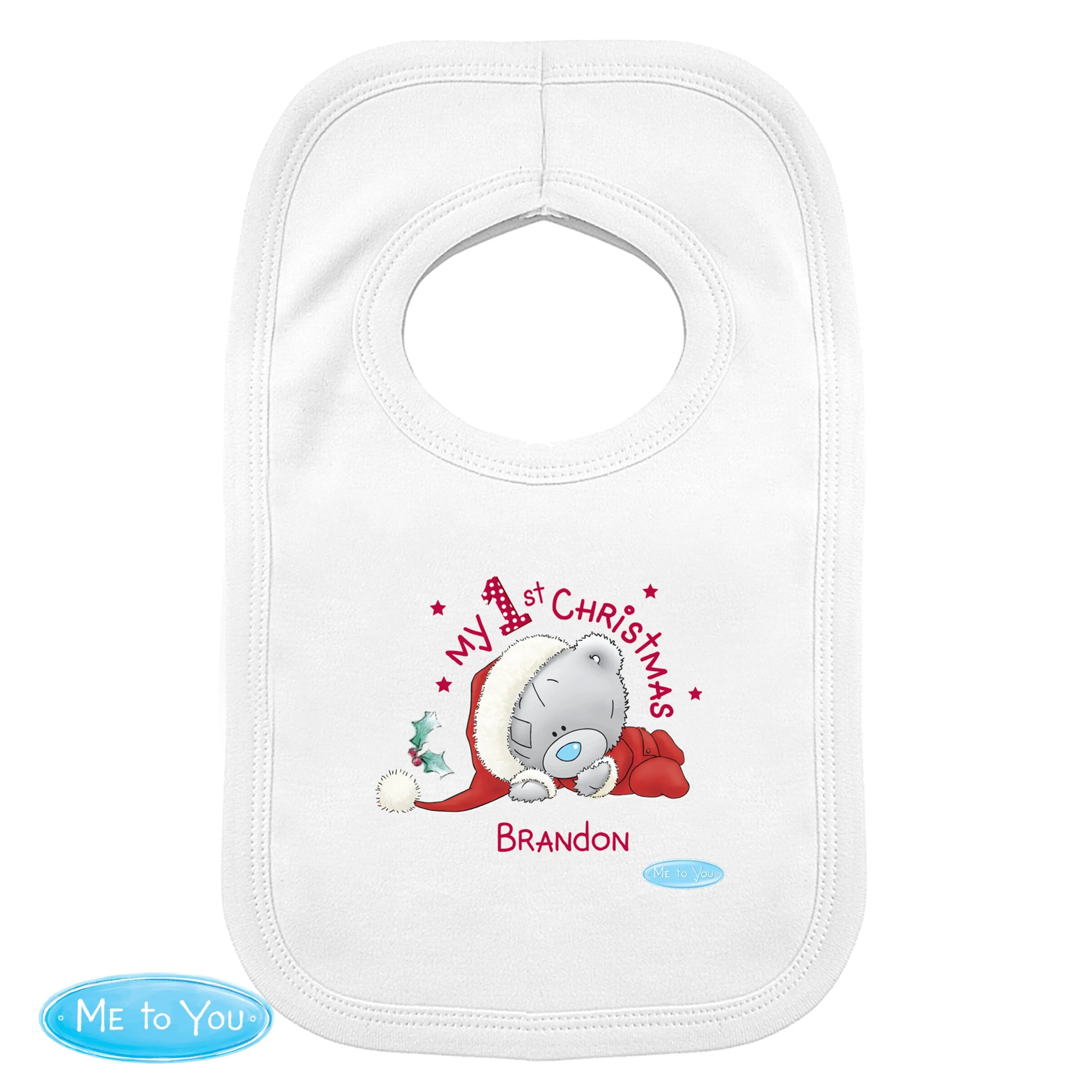 Personalised Me To You My 1st Christmas Bib