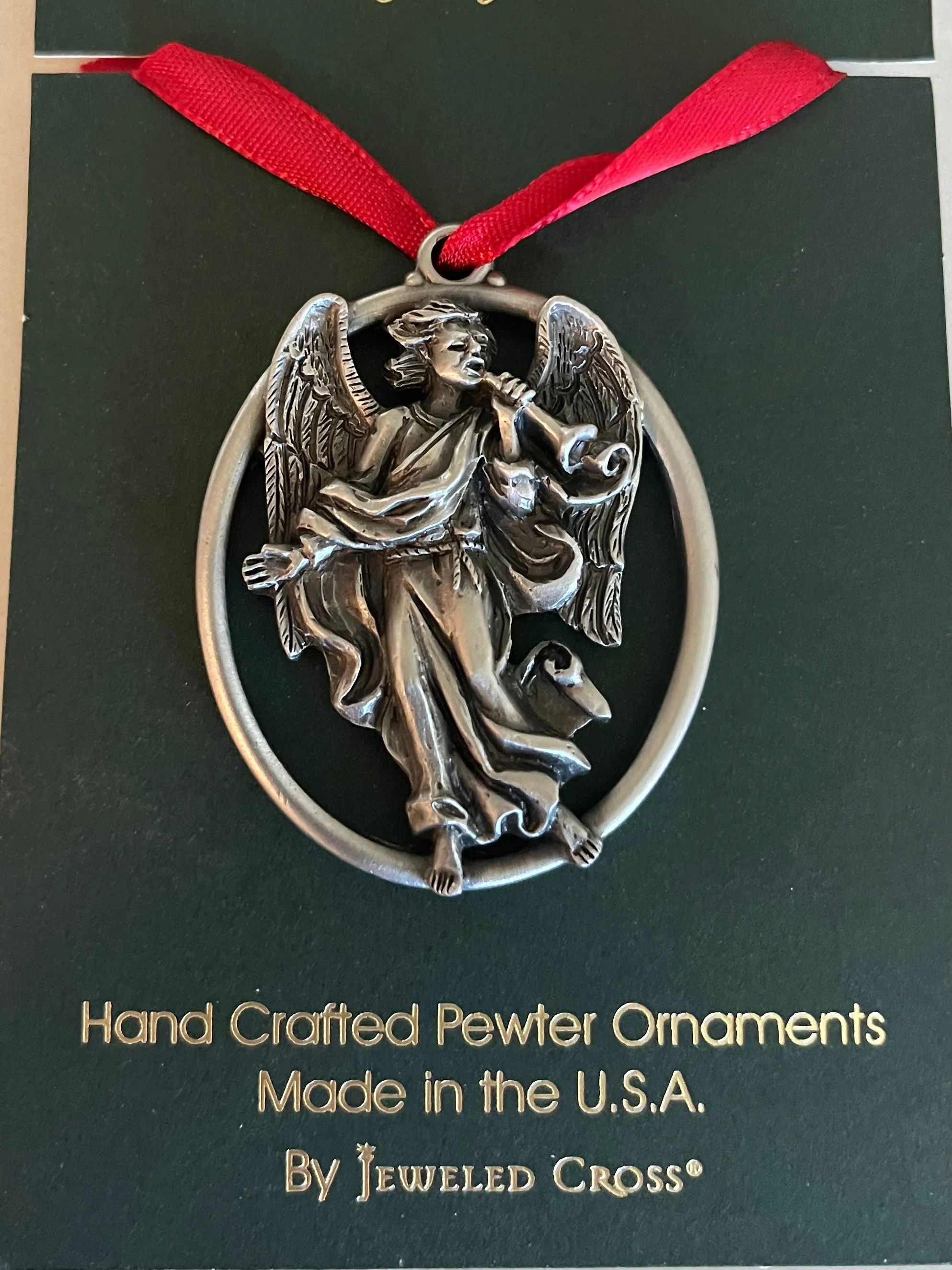 Pewter Christmas Ornament - The Story of Christmas Hand Crafted