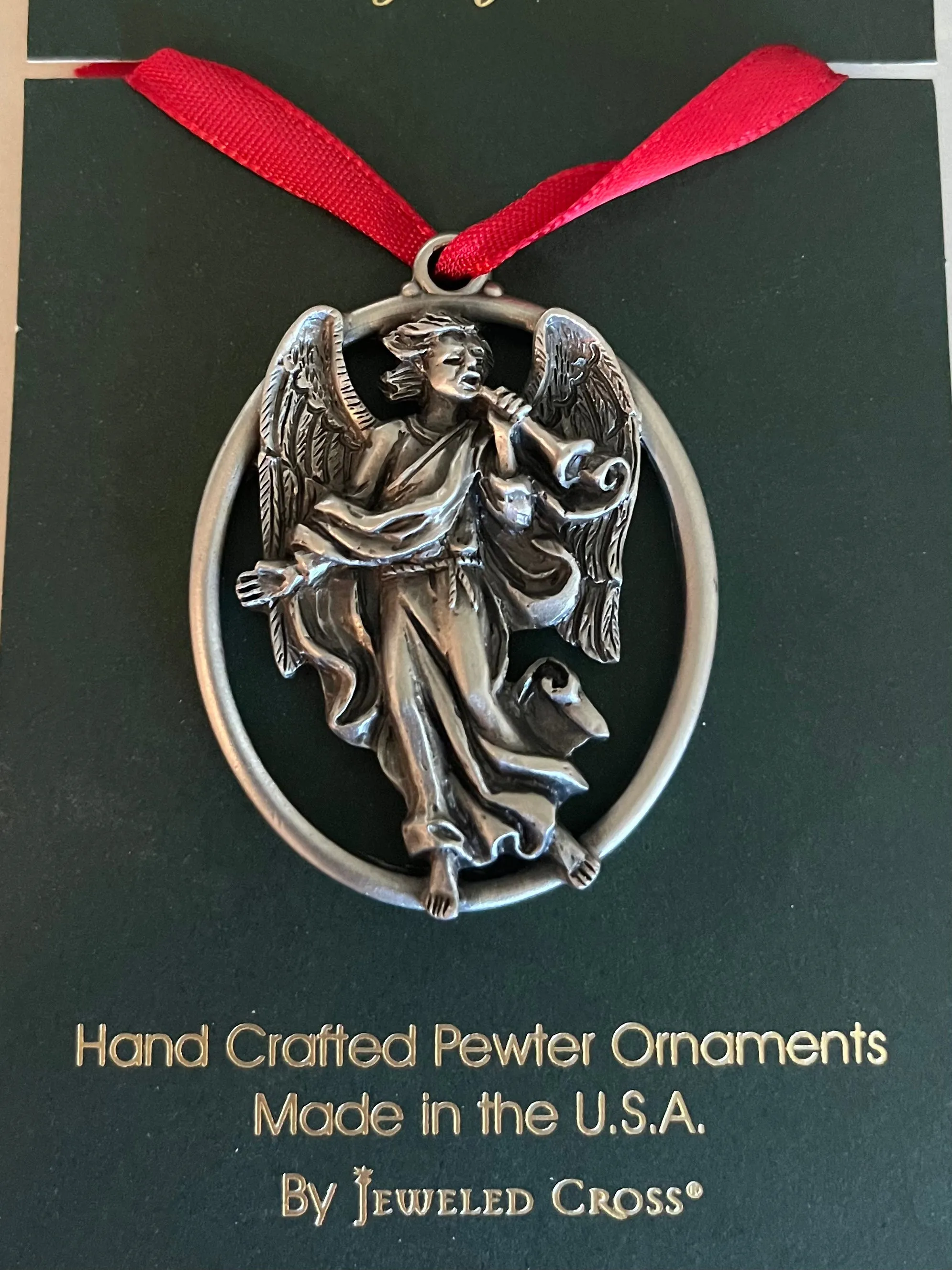 Pewter Christmas Ornament - The Story of Christmas Hand Crafted