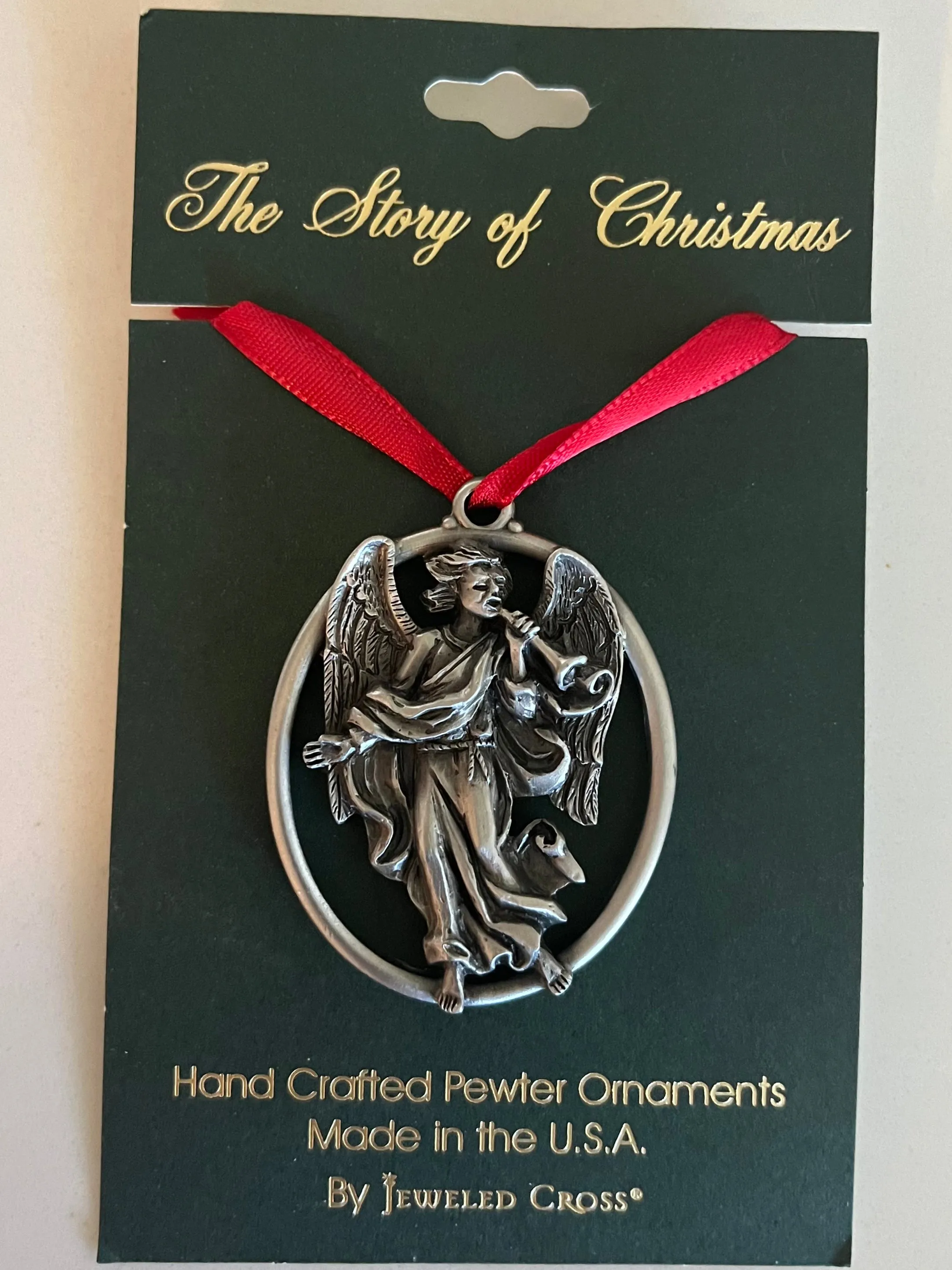 Pewter Christmas Ornament - The Story of Christmas Hand Crafted