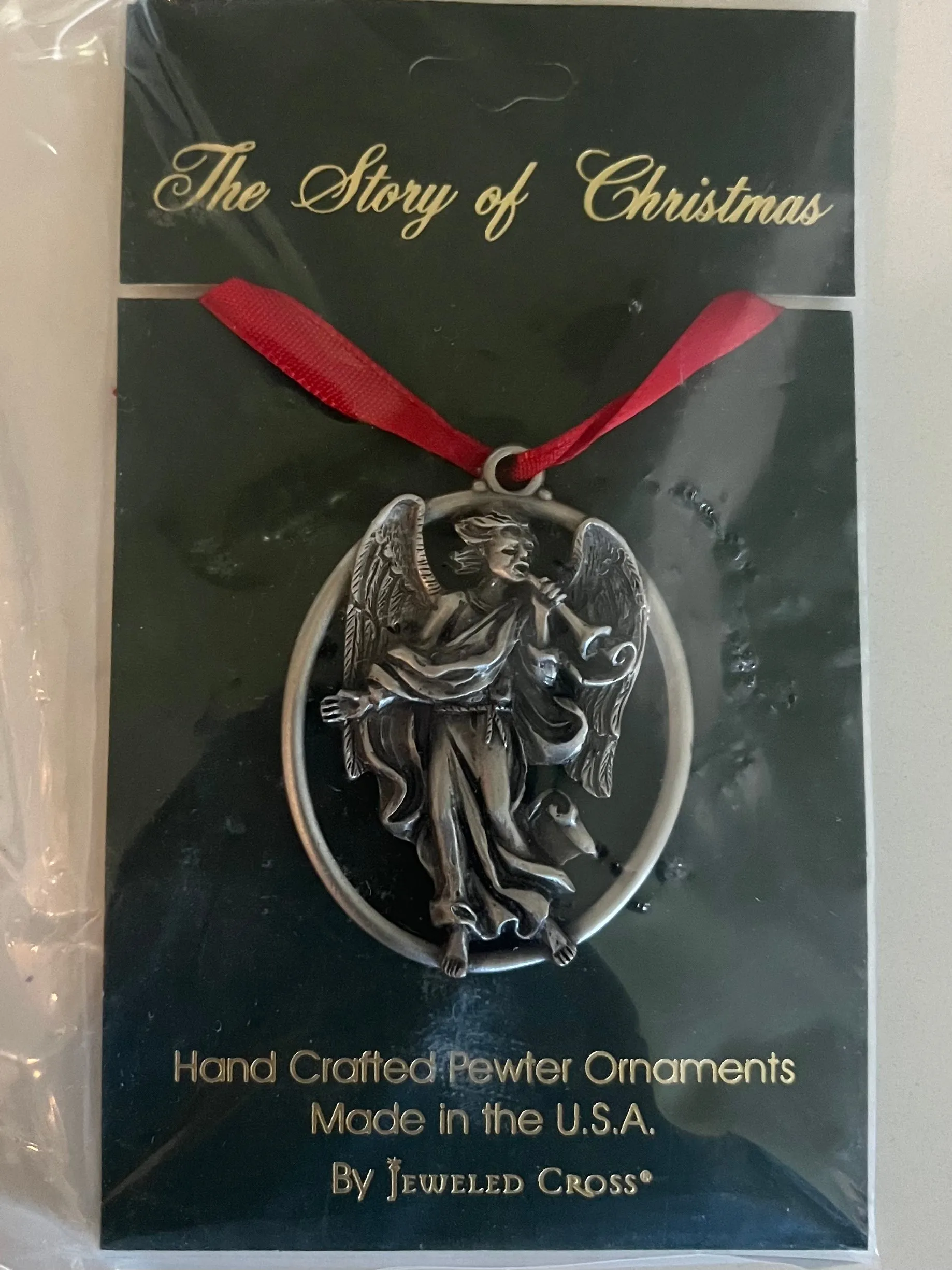 Pewter Christmas Ornament - The Story of Christmas Hand Crafted