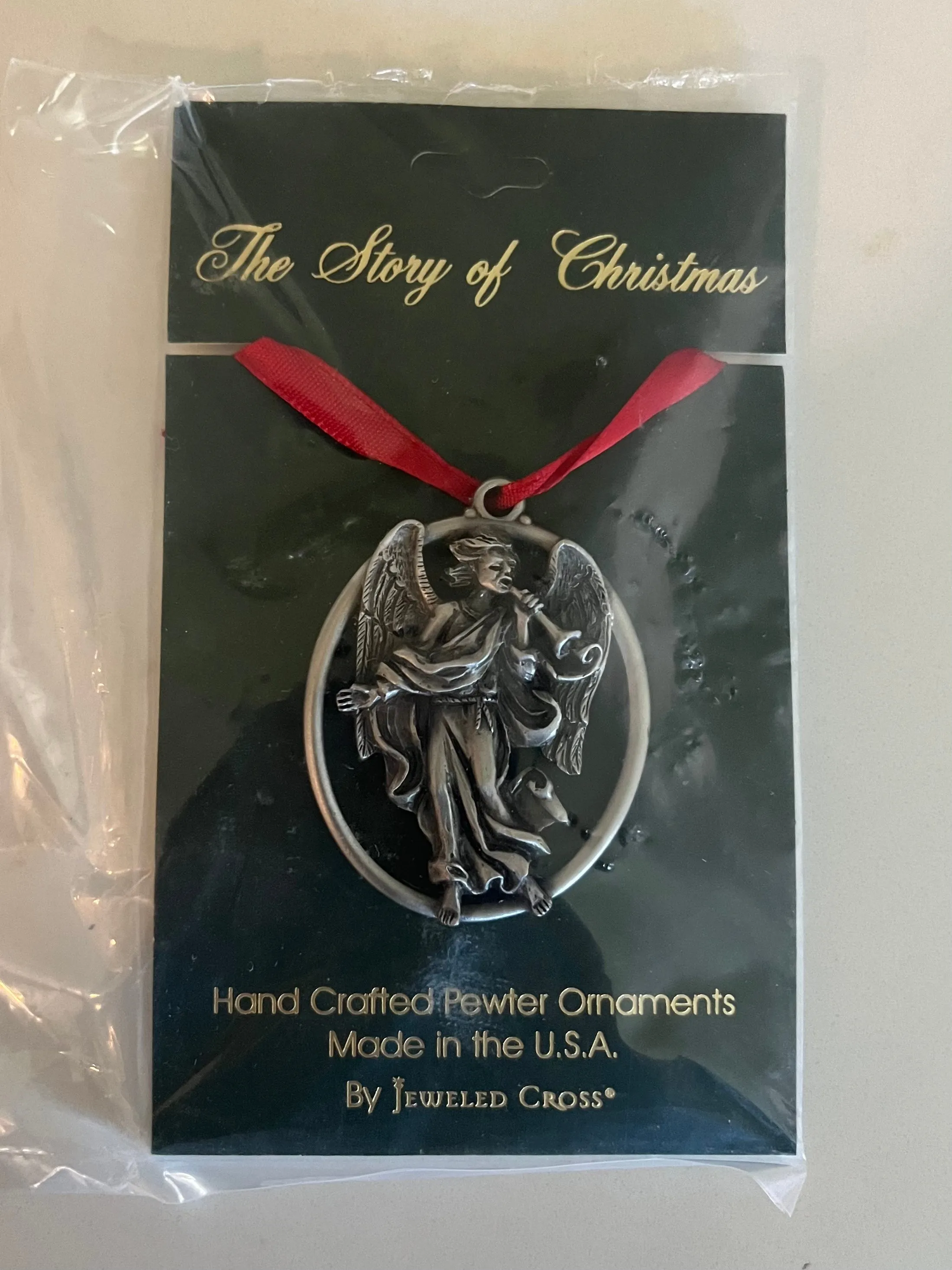 Pewter Christmas Ornament - The Story of Christmas Hand Crafted