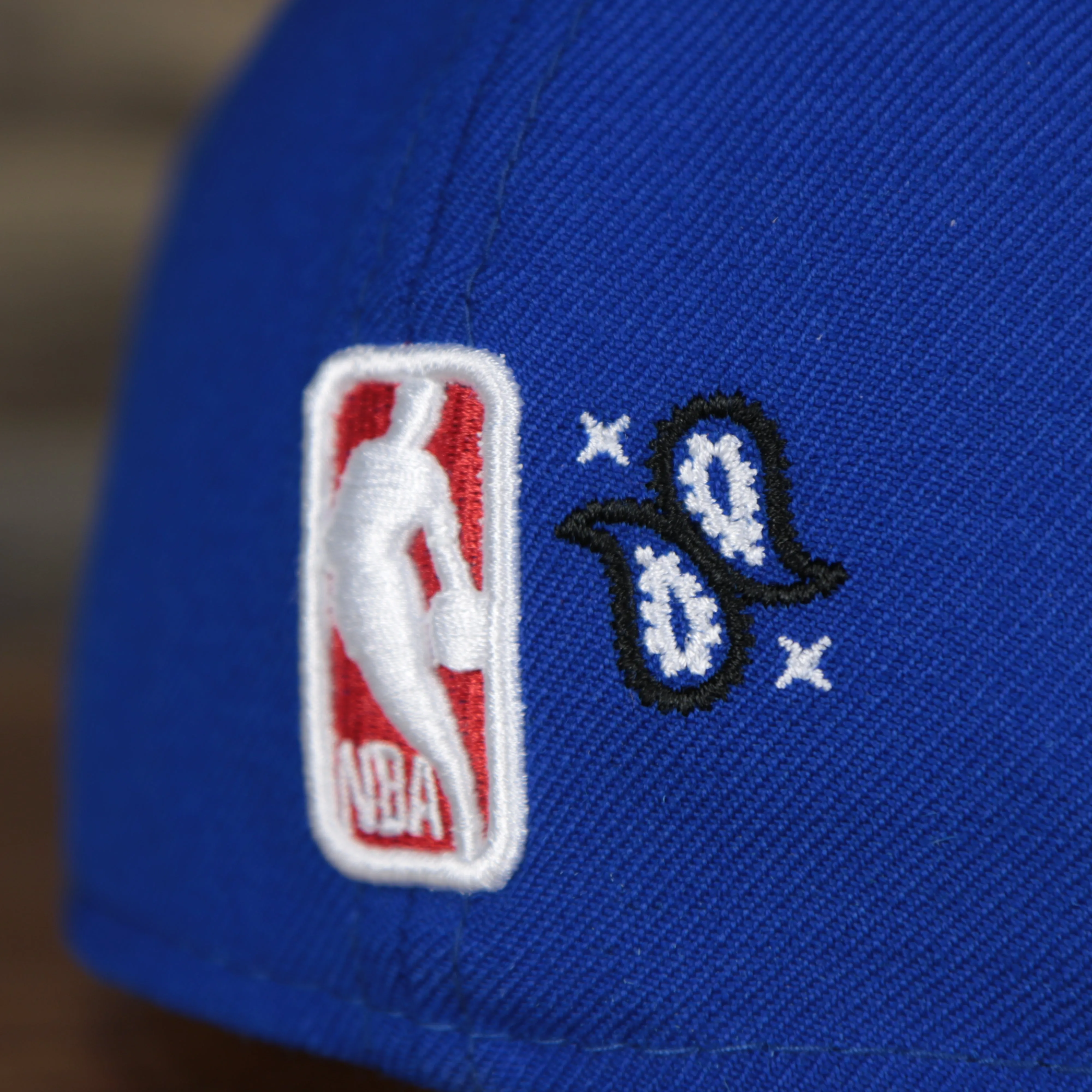 Philadelphia 76ers All Over Paisley Bandana Pattern Grey Bottom 5950 Fitted Cap | Blue