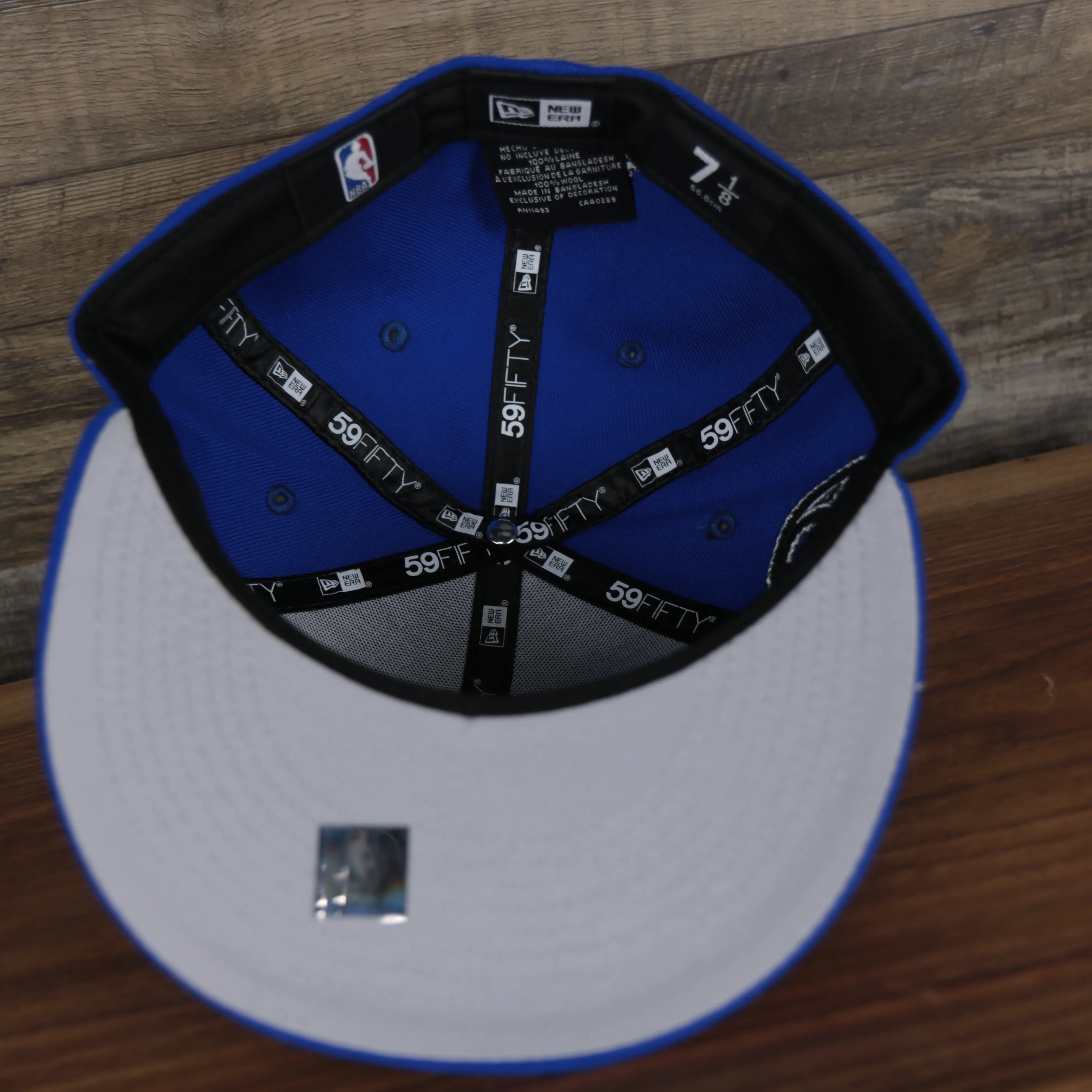 Philadelphia 76ers All Over Paisley Bandana Pattern Grey Bottom 5950 Fitted Cap | Blue