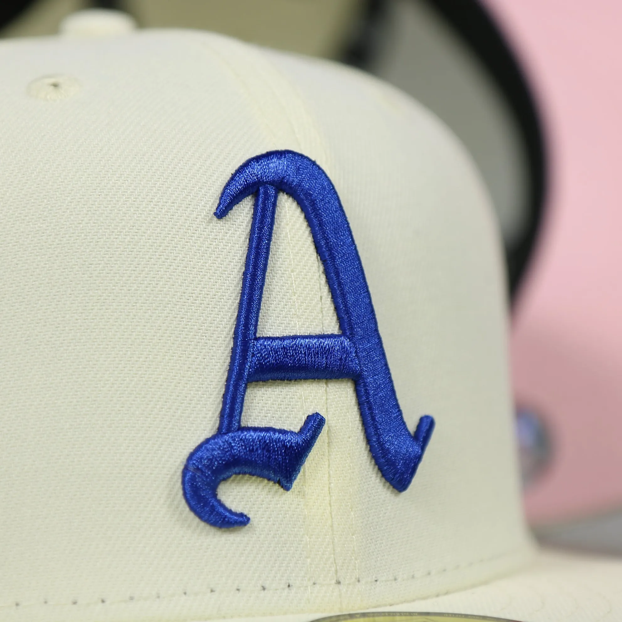 Philadelphia Athletics 1929 World Series Side Patch Pink Bottom Chrome 59Fifty Fitted Cap | The Athletics Pack