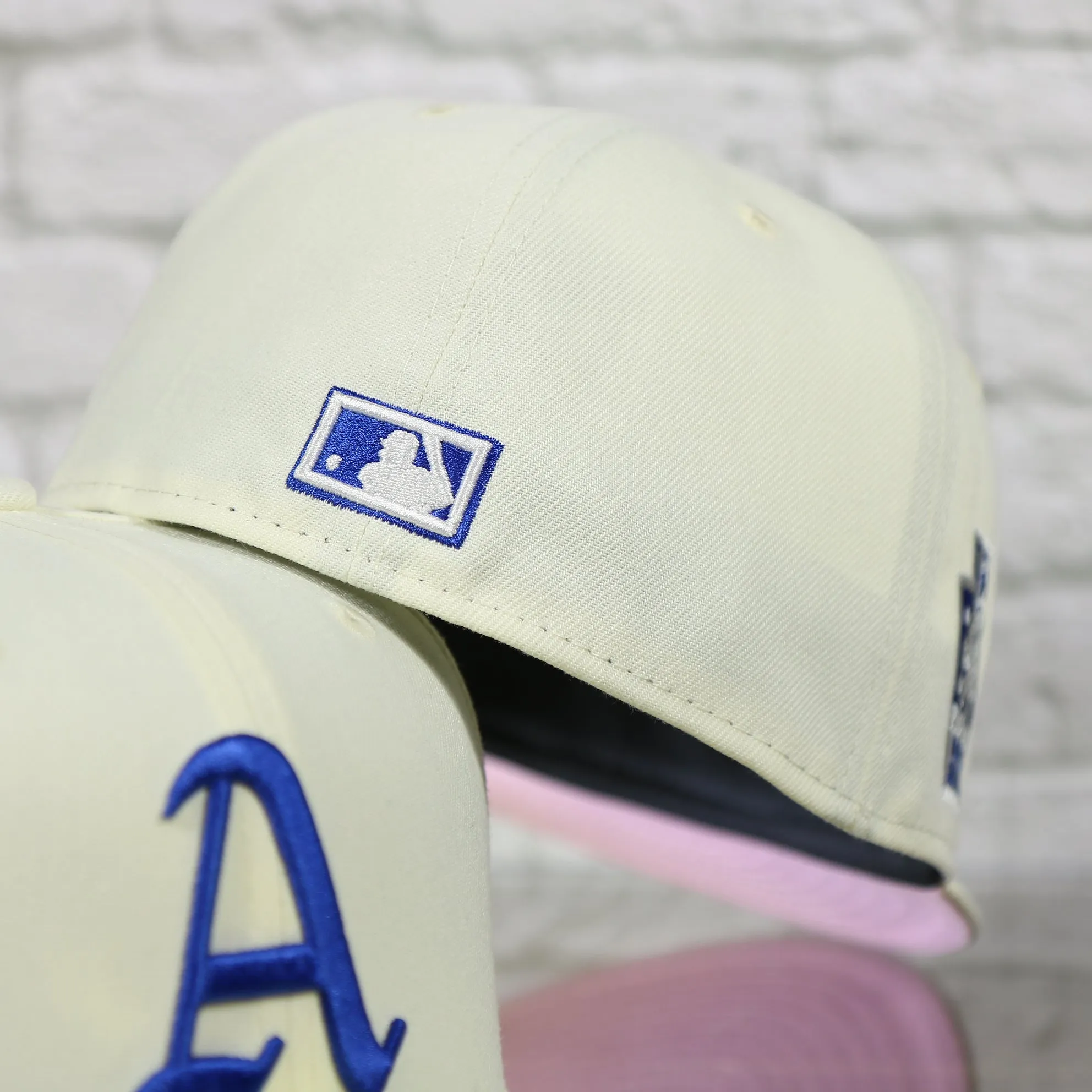 Philadelphia Athletics 1929 World Series Side Patch Pink Bottom Chrome 59Fifty Fitted Cap | The Athletics Pack