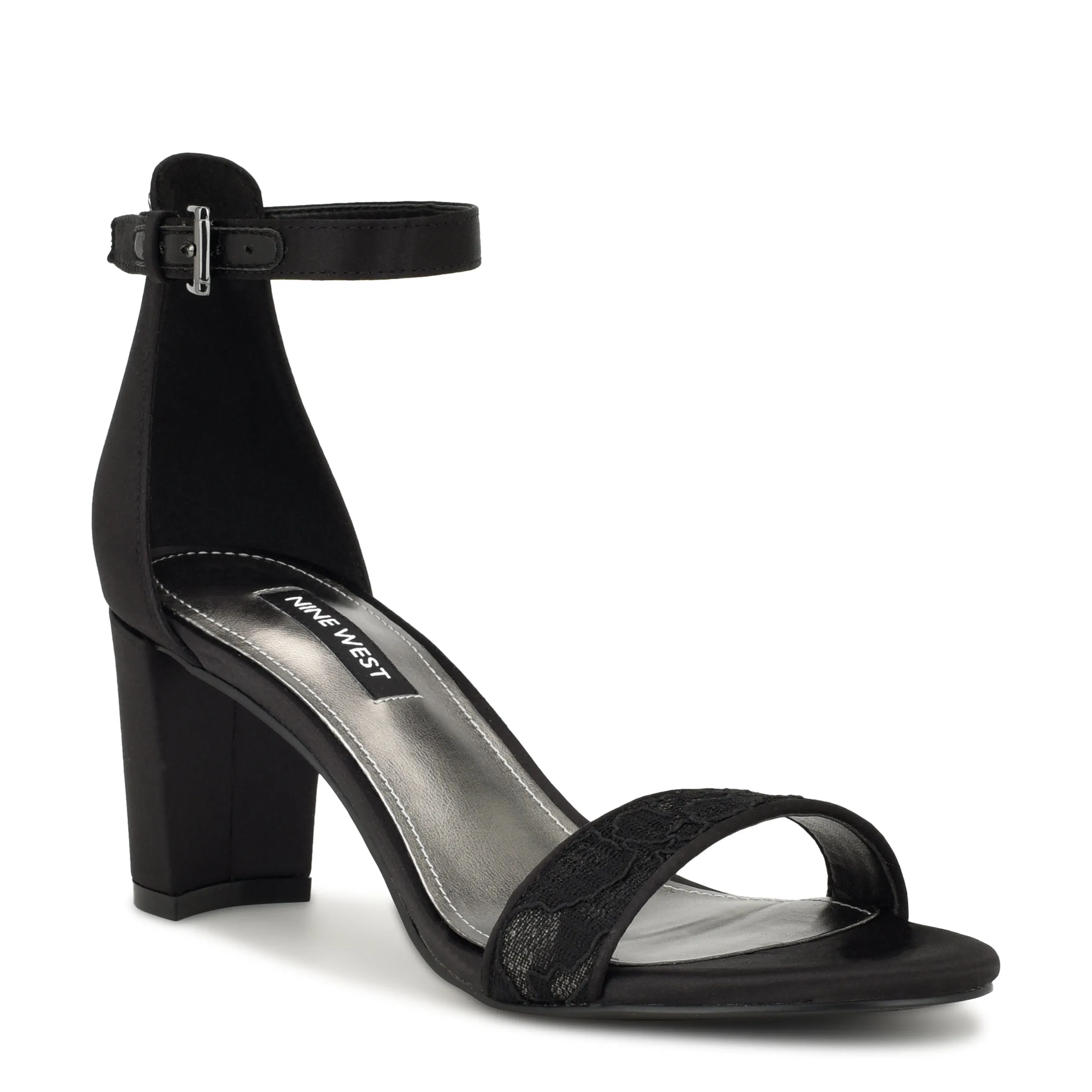 Pruce Ankle Strap Block Heel Sandals