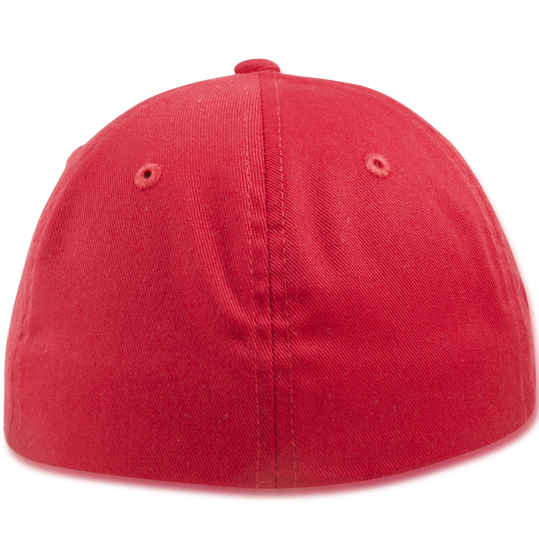 Red Blank Structured Flexfit Cap