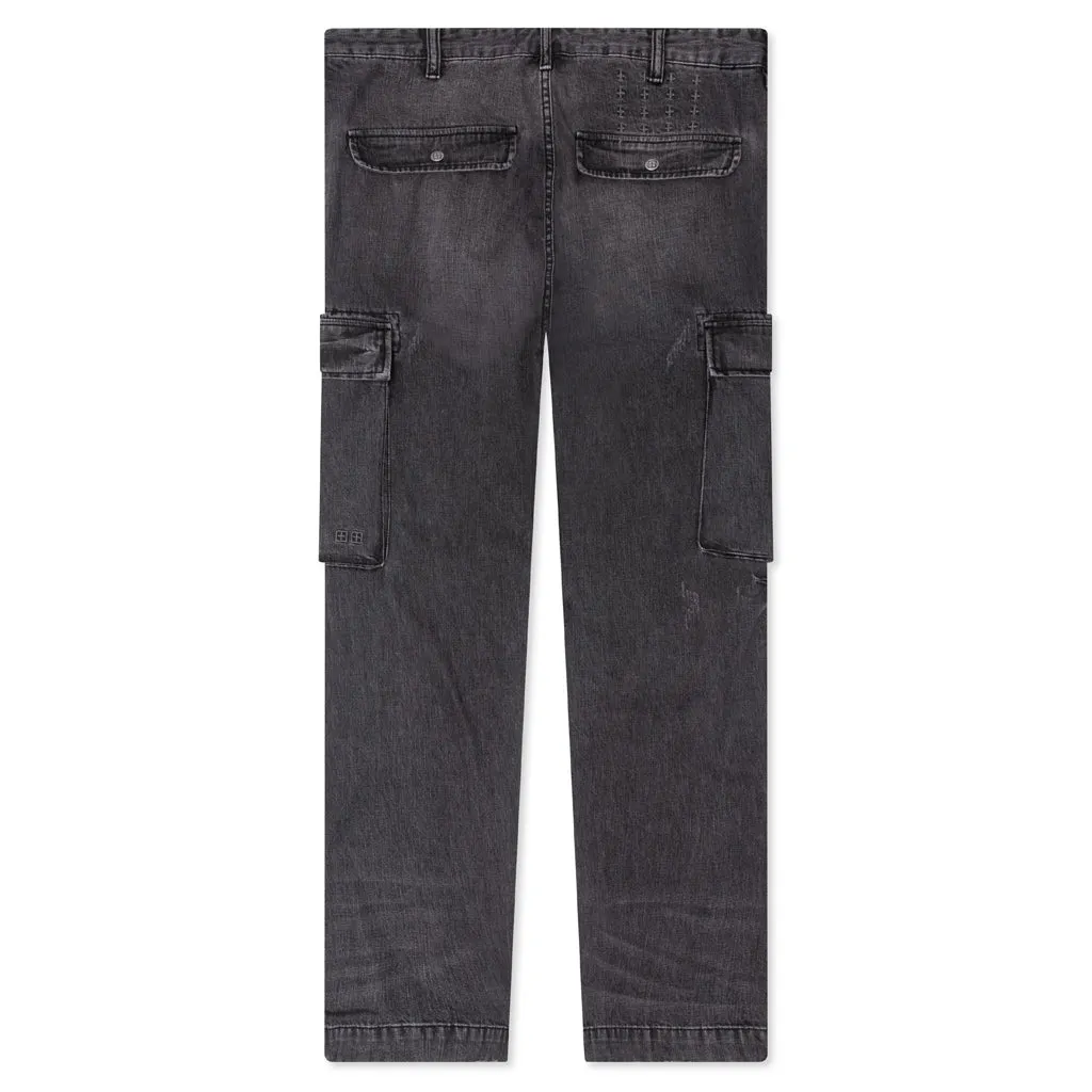 Riot Cargo Pants - Faded Black