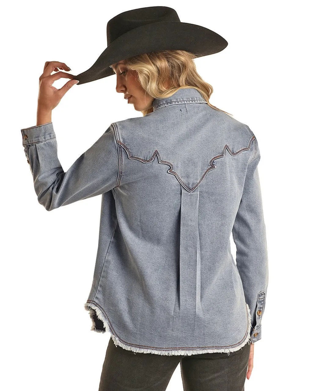 Rock&Roll Light Wash Denim Shirt