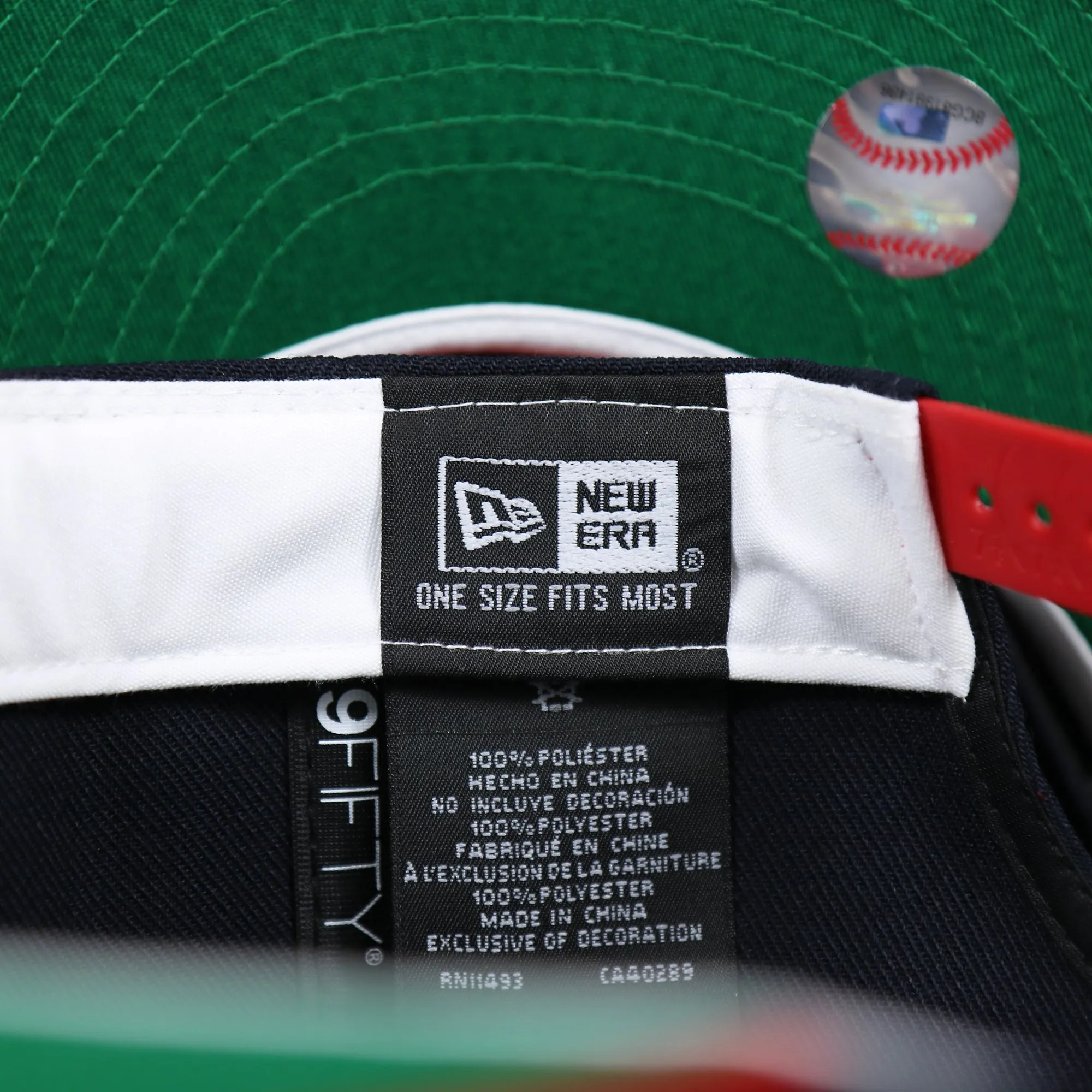 Saint Louis Cardinals MLB Side Font Green Bottom 9Fifty Snapback Cap | Black Snap Cap