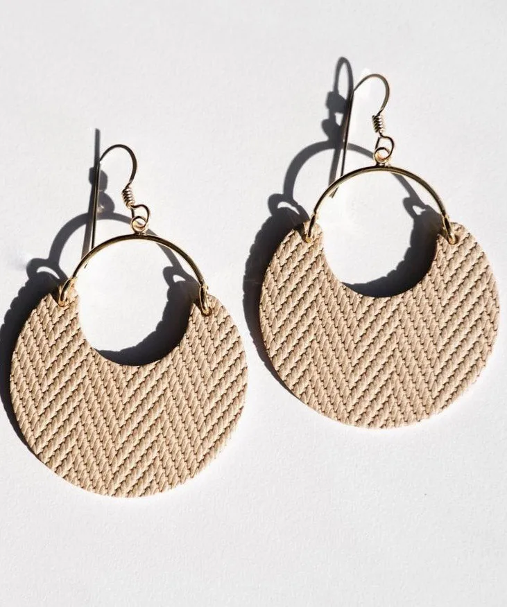 Sandstone Nina Earrings - Gold