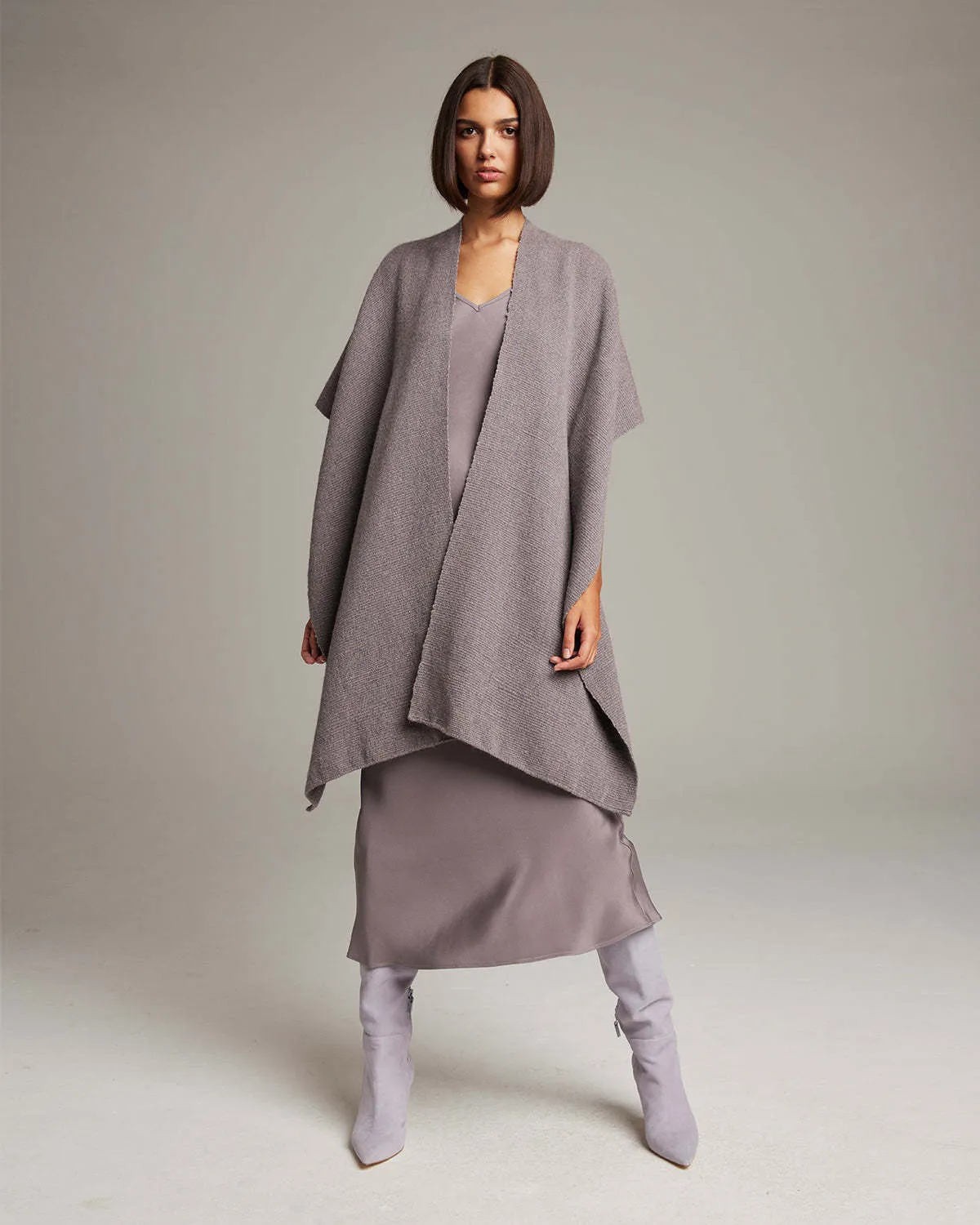 Short Alpaca Duster Coat