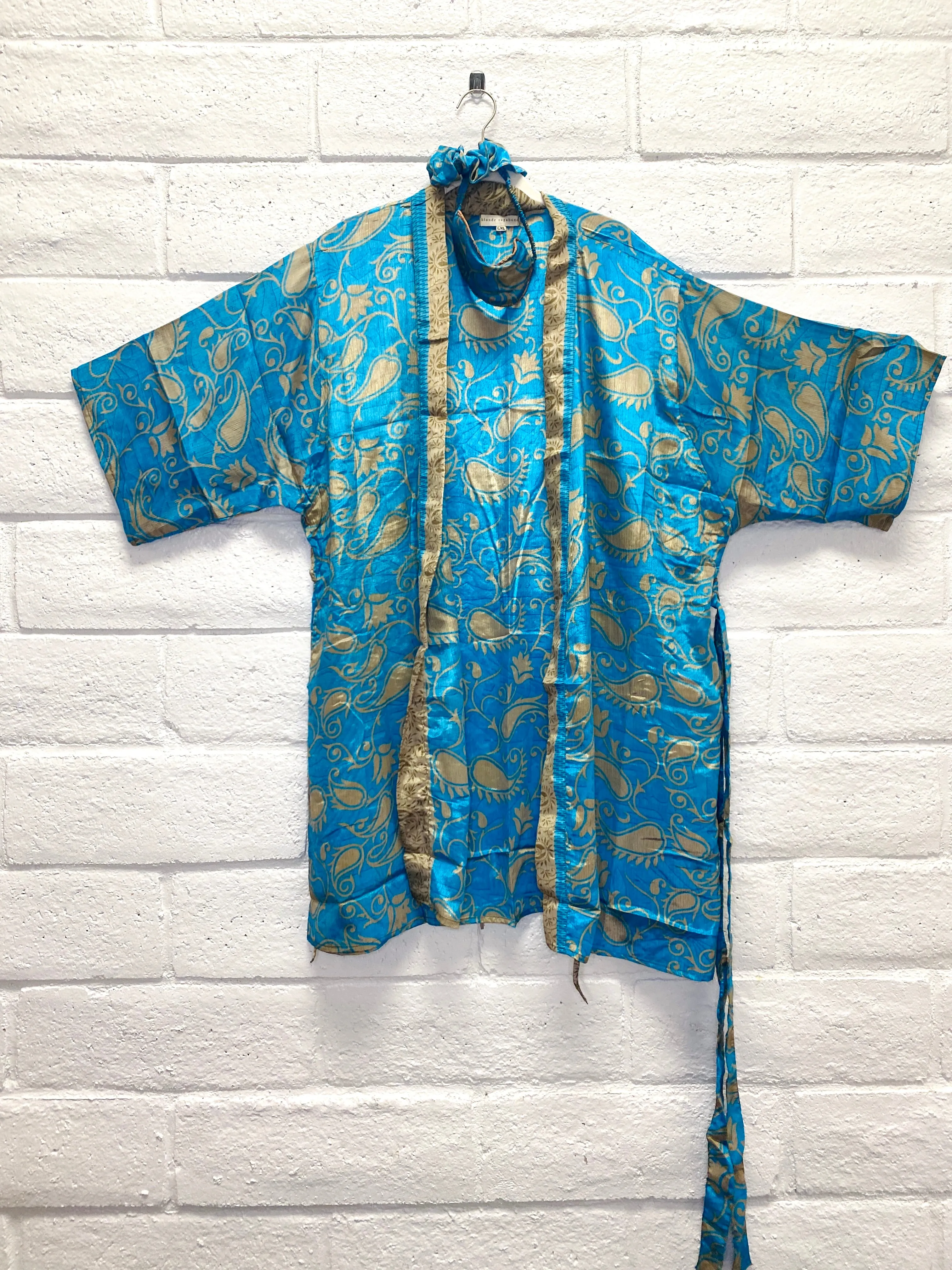 Silk Boho Robe - L - Matisse