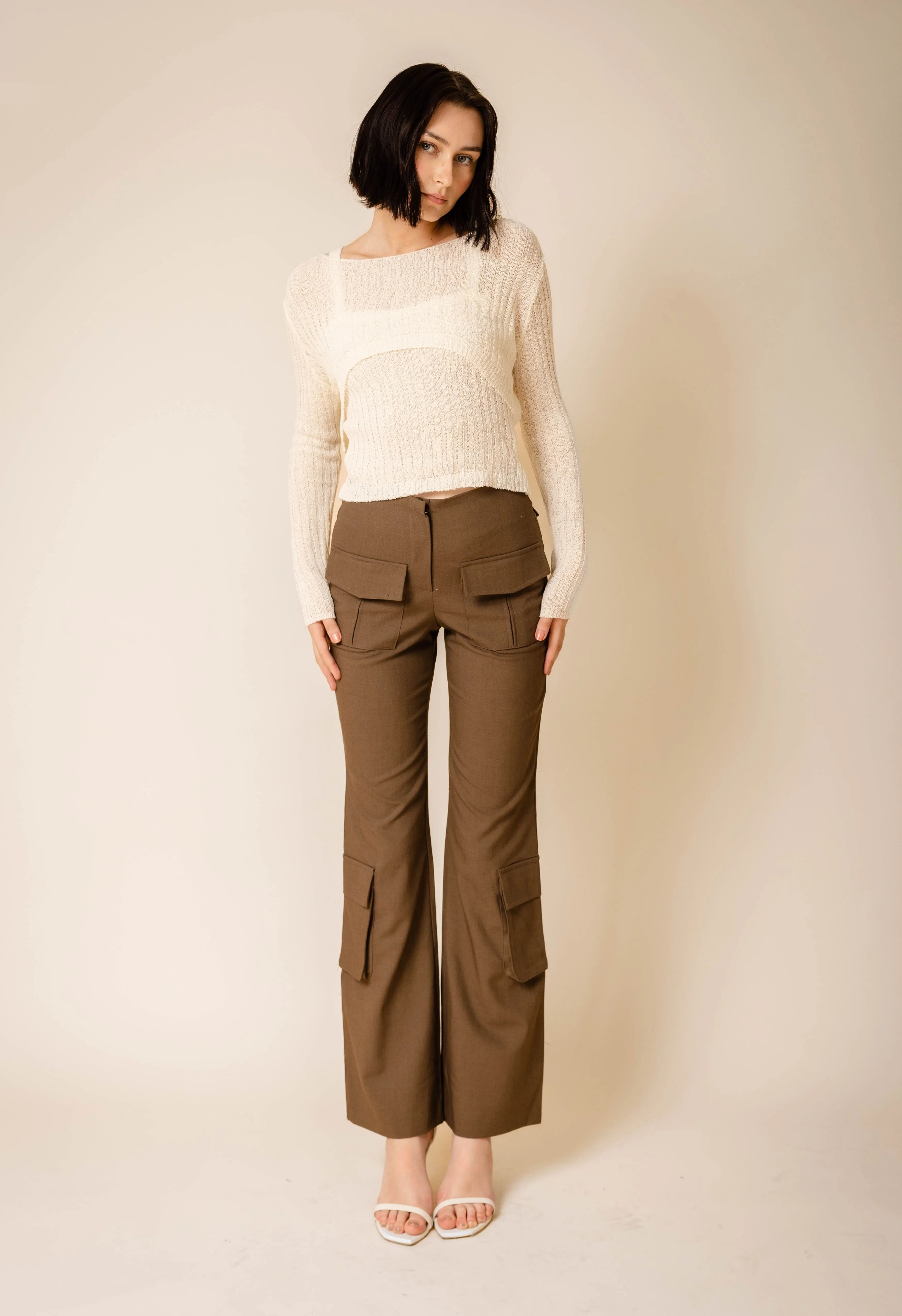 Slacker Dress Pants in Brown