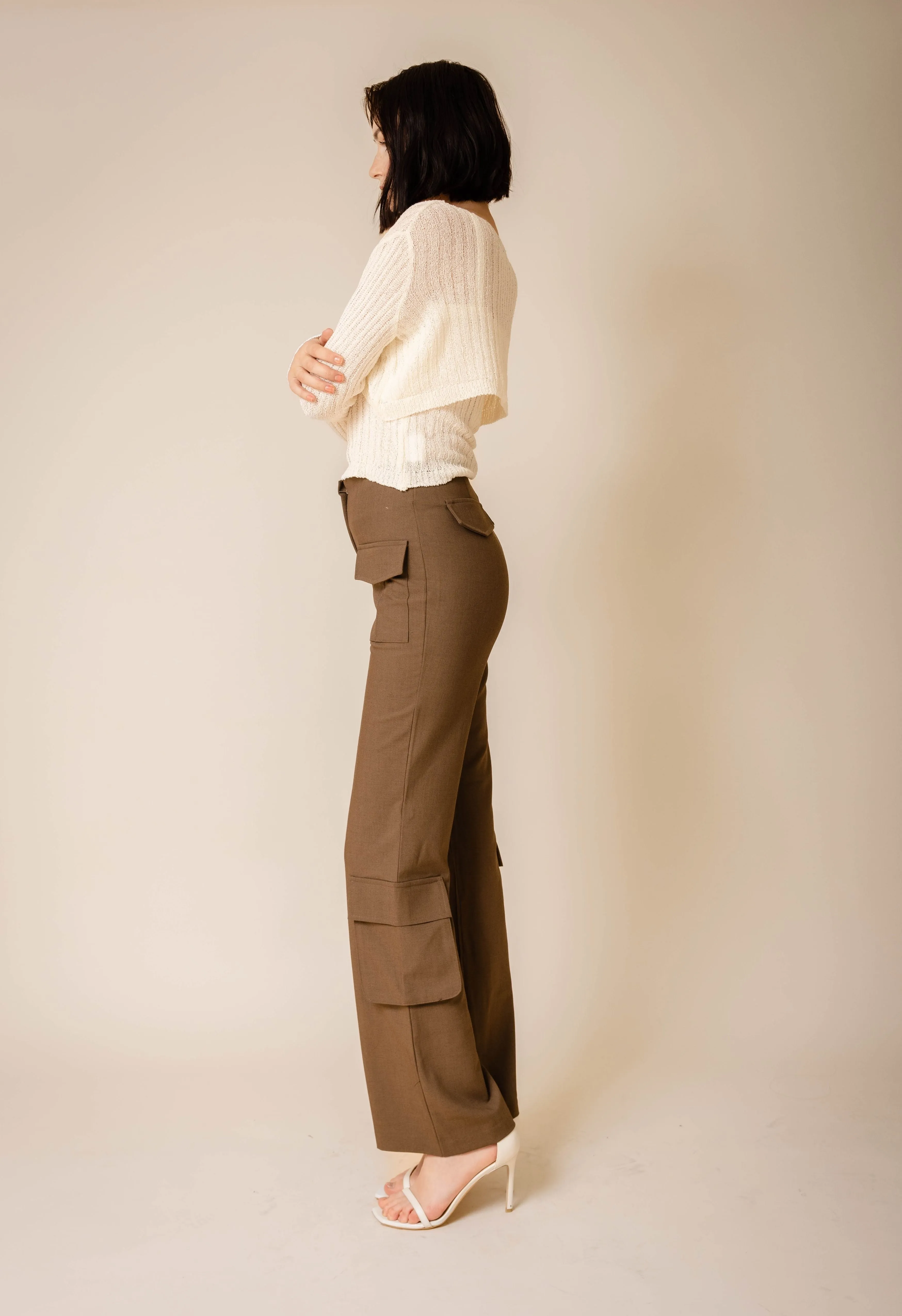 Slacker Dress Pants in Brown