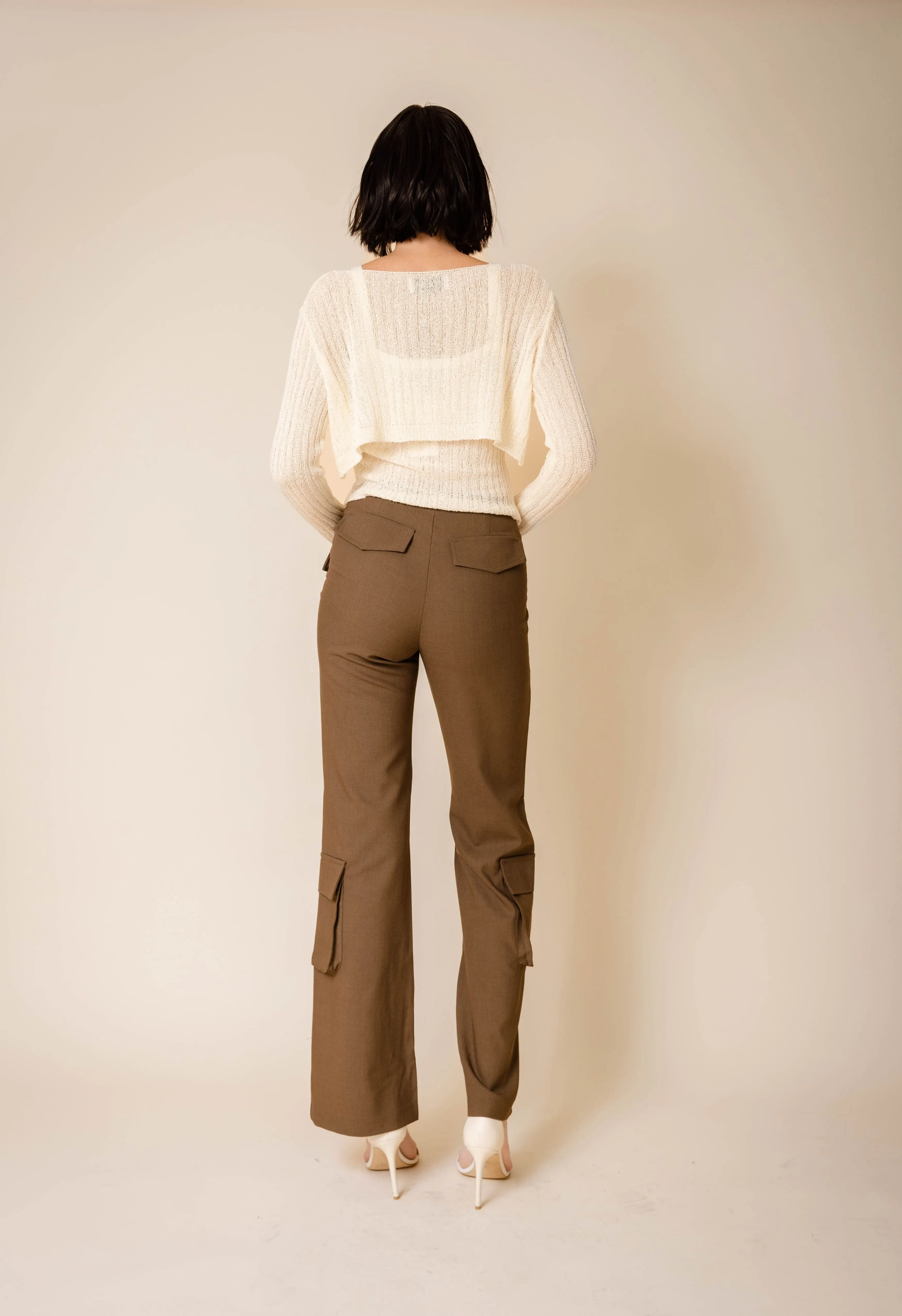 Slacker Dress Pants in Brown