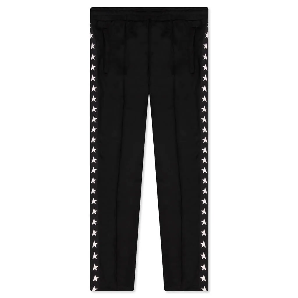 Star Jogging Pants - Black/White