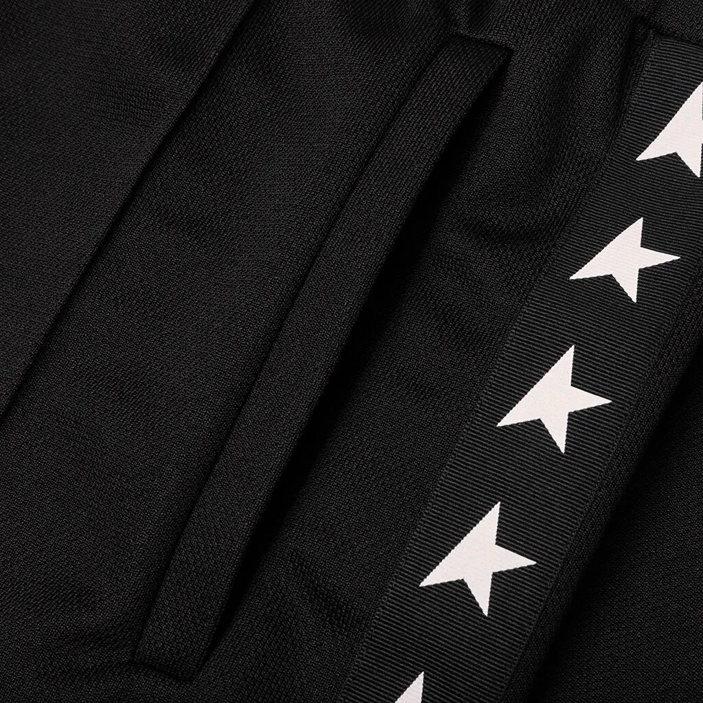 Star Jogging Pants - Black/White