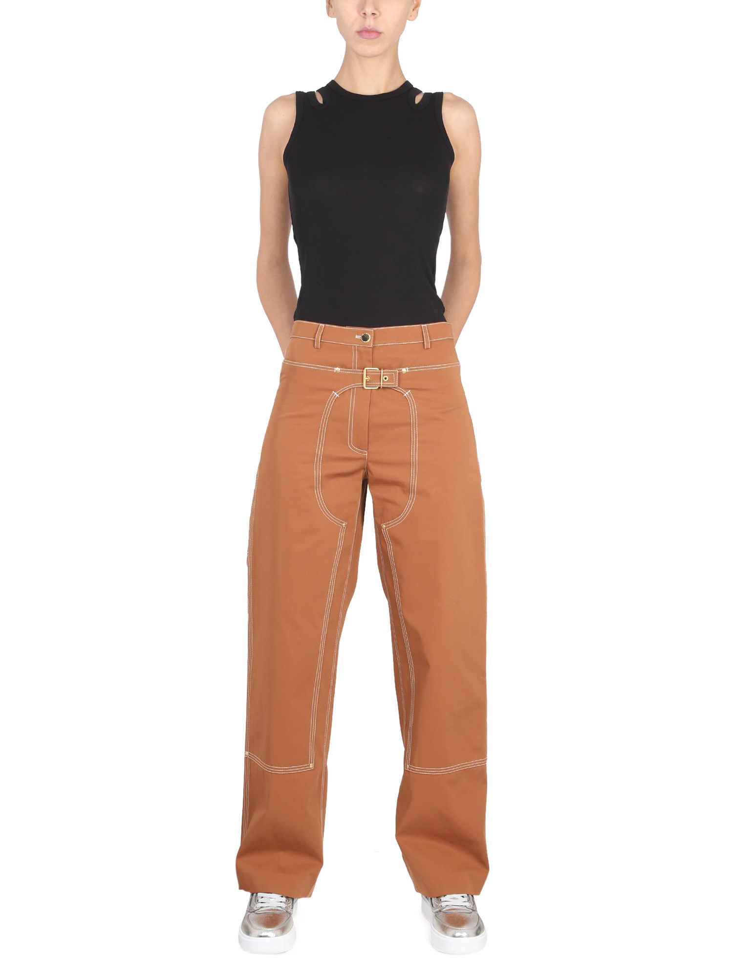 STELLA McCARTNEY    PANTS WITH BUCKLE