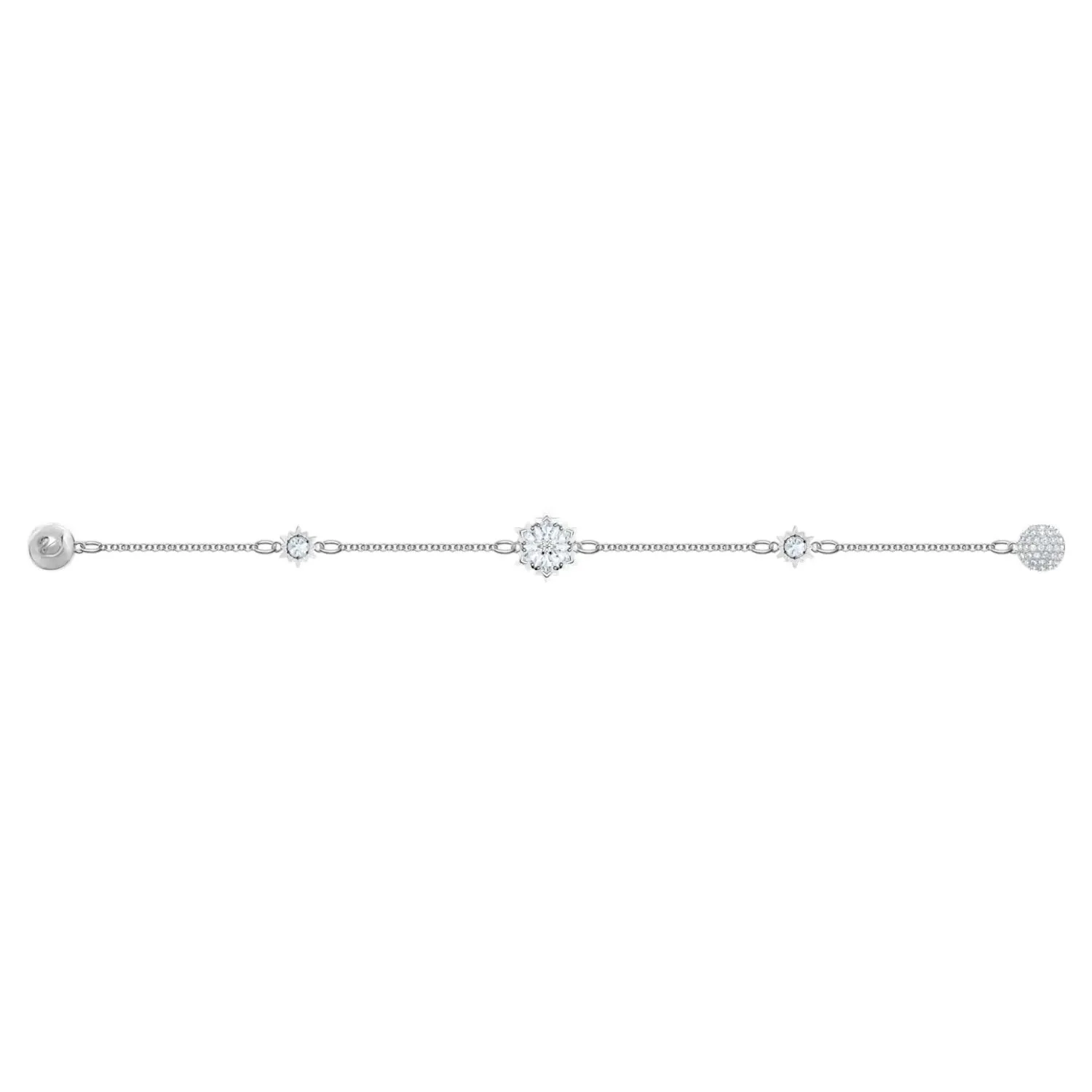 SWAROVSKI Remix MAGIC Snowflake Strand Bracelet, White, Rhodium-5432735