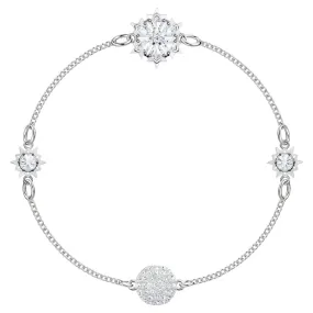 SWAROVSKI Remix MAGIC Snowflake Strand Bracelet, White, Rhodium-5432735