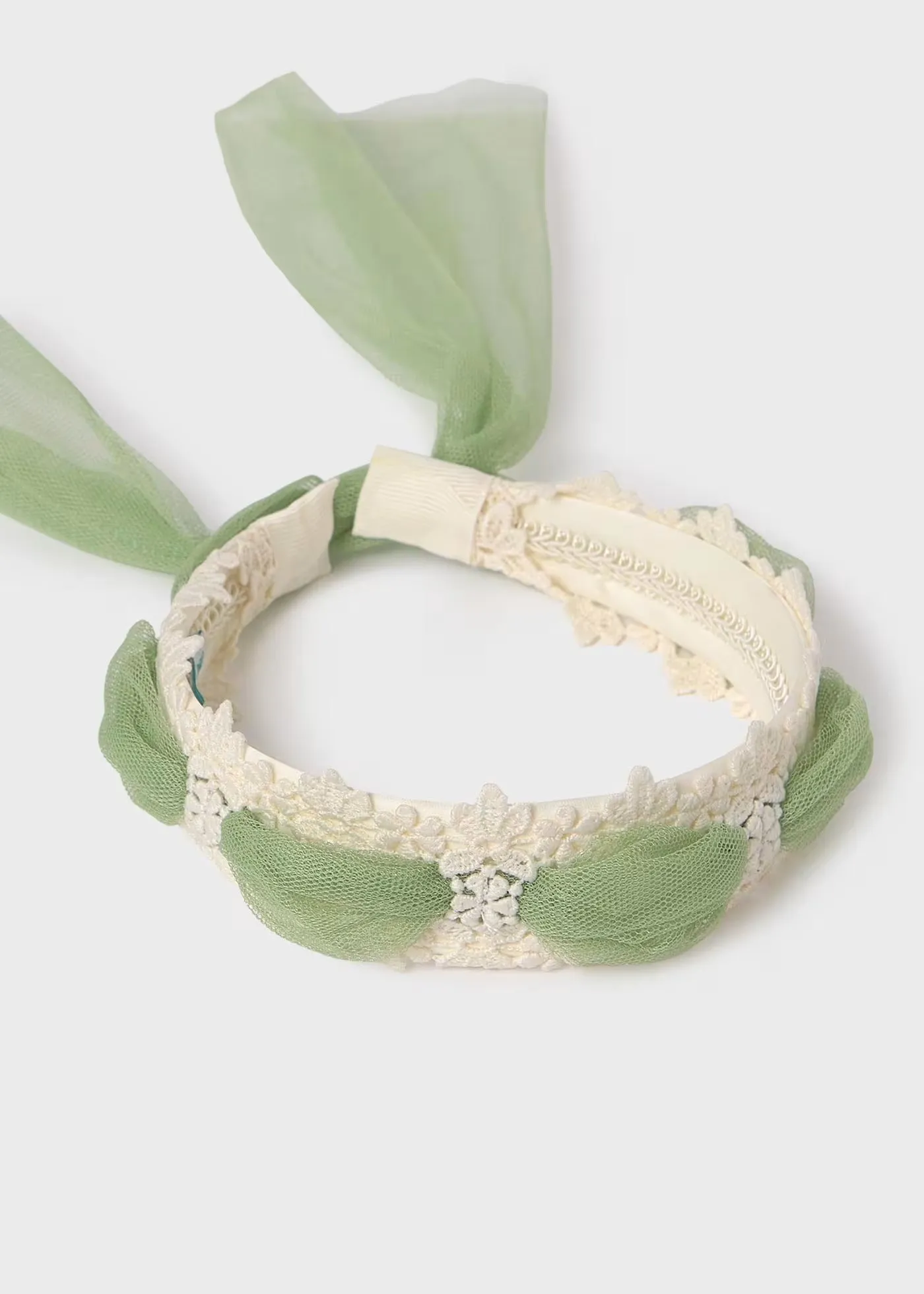 Tulle headband - Green