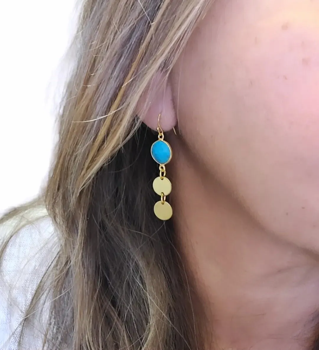 Turquoise Boho Earrings