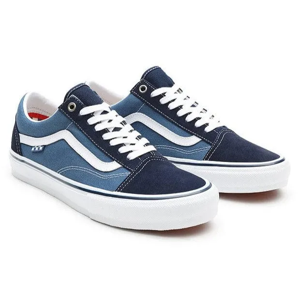 Vans Skate Old Skool Pro Shoes Navy/White